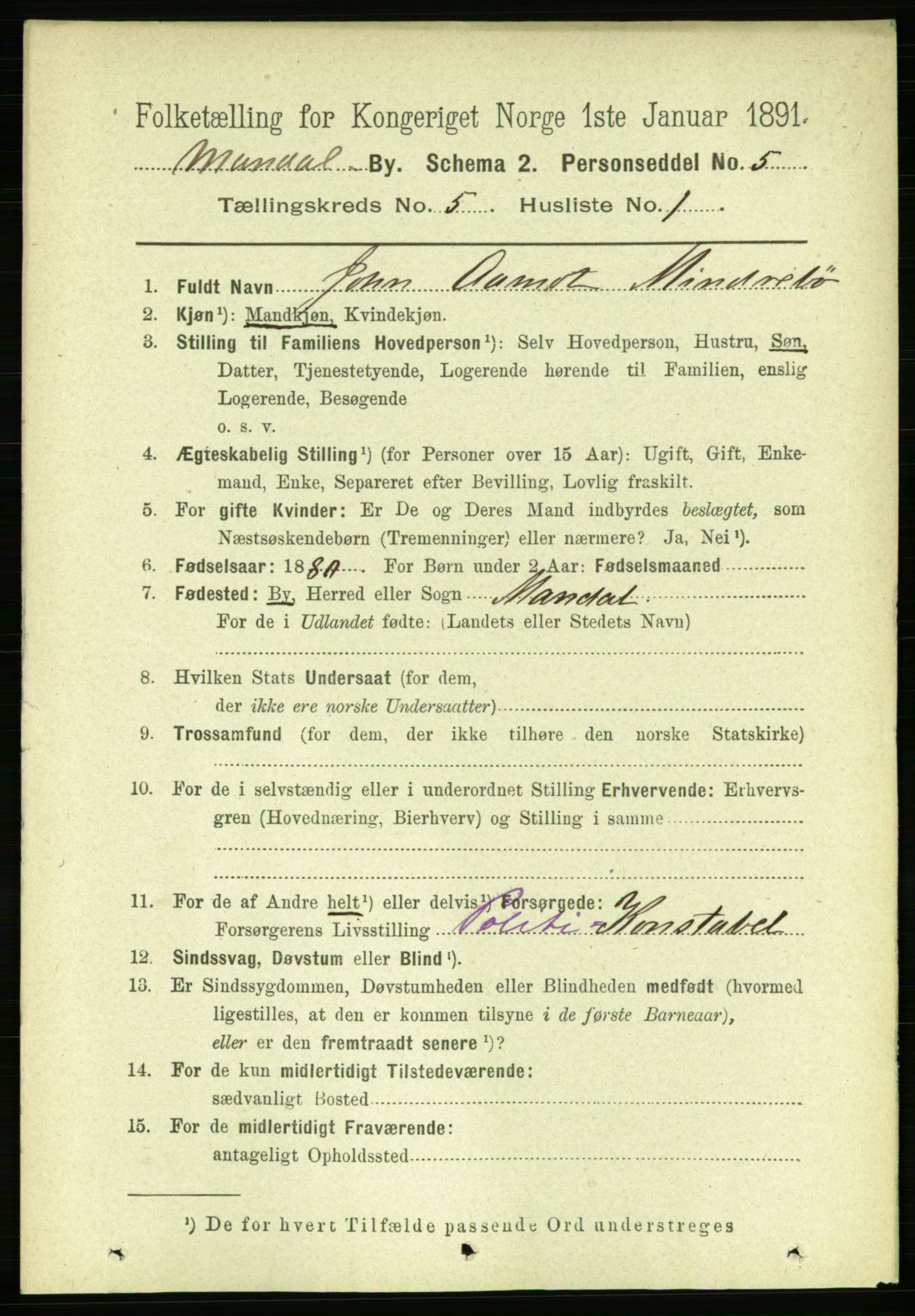 RA, 1891 census for 1002 Mandal, 1891, p. 1930