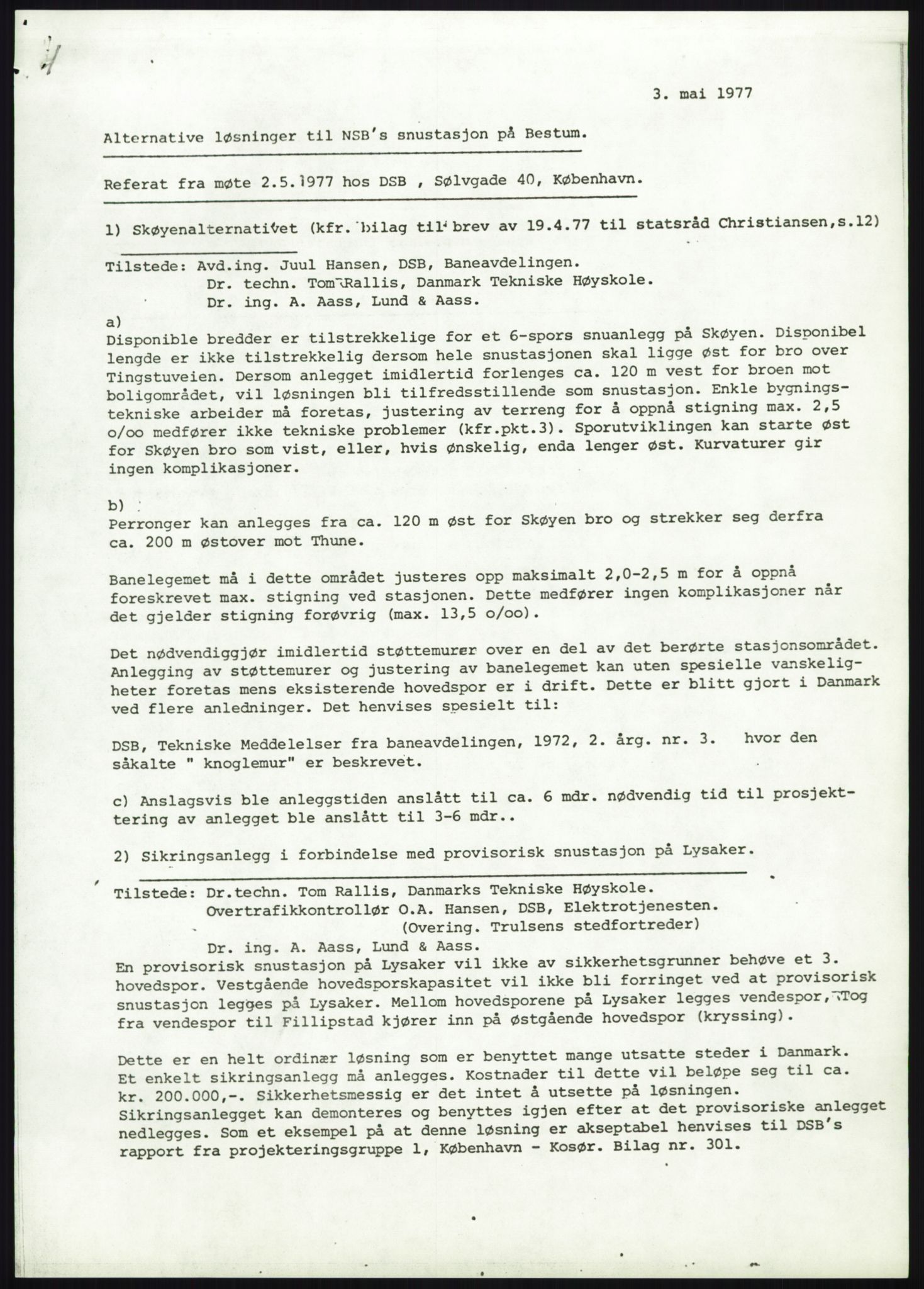 Norges statsbaner, Hovedadministrasjonen, Plankontoret for Oslo S, AV/RA-S-5410/D/L0167: Driftsbanegården. Øvrige driftsbanegårder, 1975-1987, p. 562