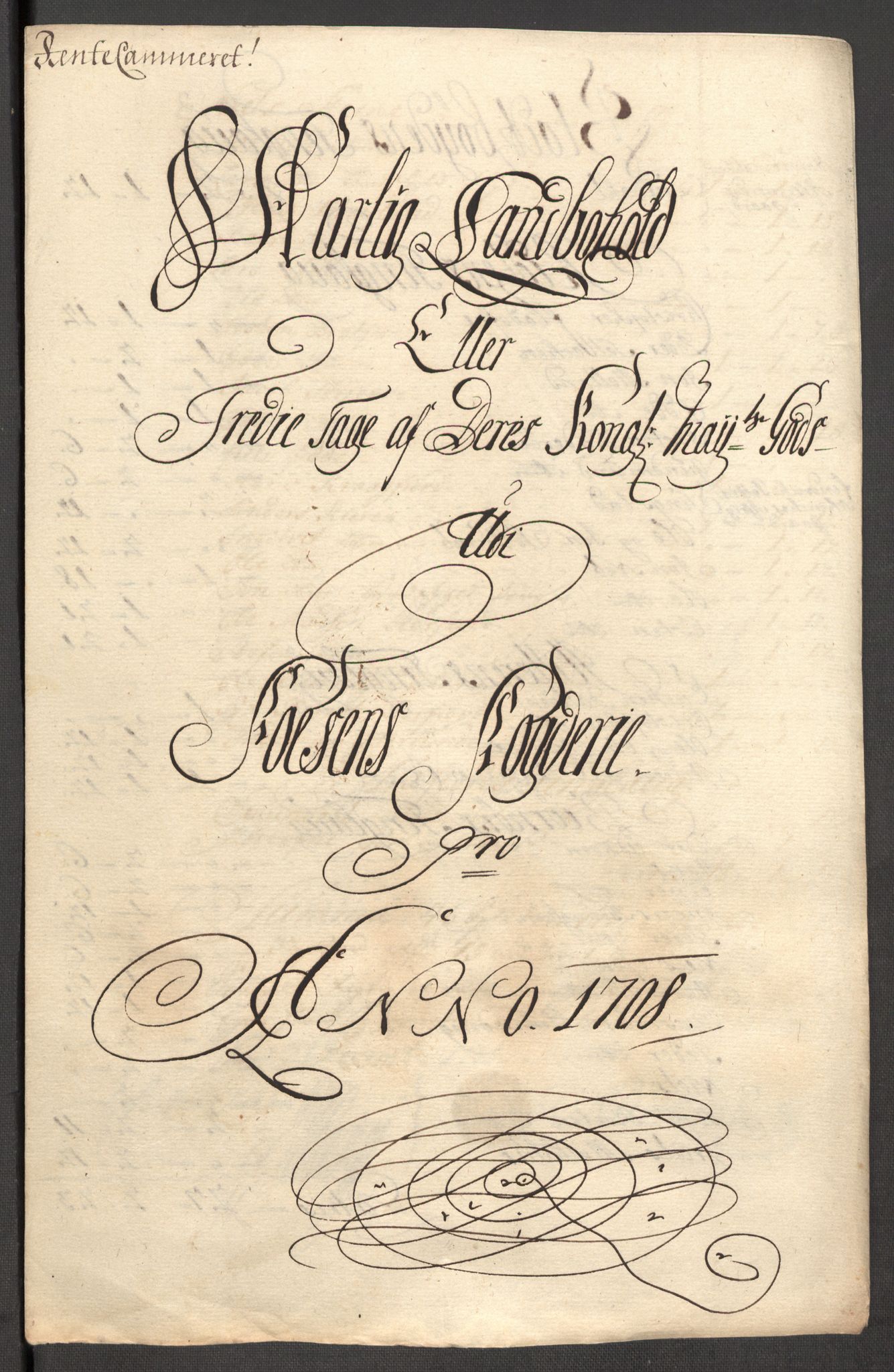 Rentekammeret inntil 1814, Reviderte regnskaper, Fogderegnskap, RA/EA-4092/R57/L3858: Fogderegnskap Fosen, 1708-1709, p. 129