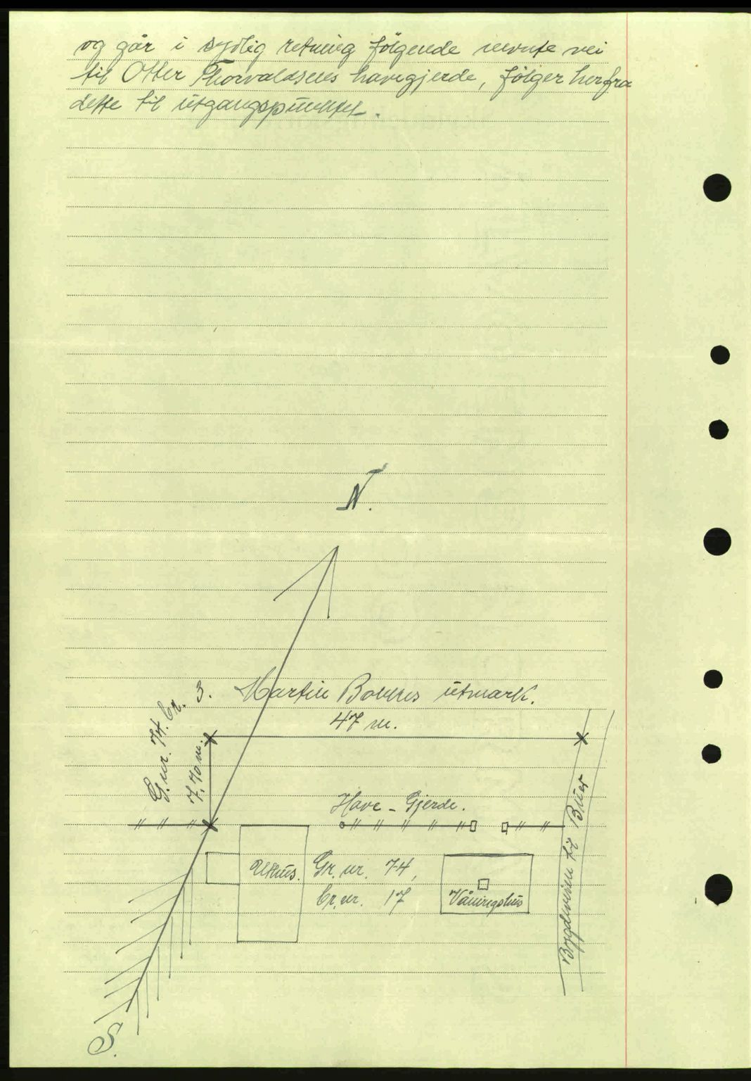 Idd og Marker sorenskriveri, AV/SAO-A-10283/G/Gb/Gbb/L0006: Mortgage book no. A6, 1943-1944, Diary no: : 1462/1943