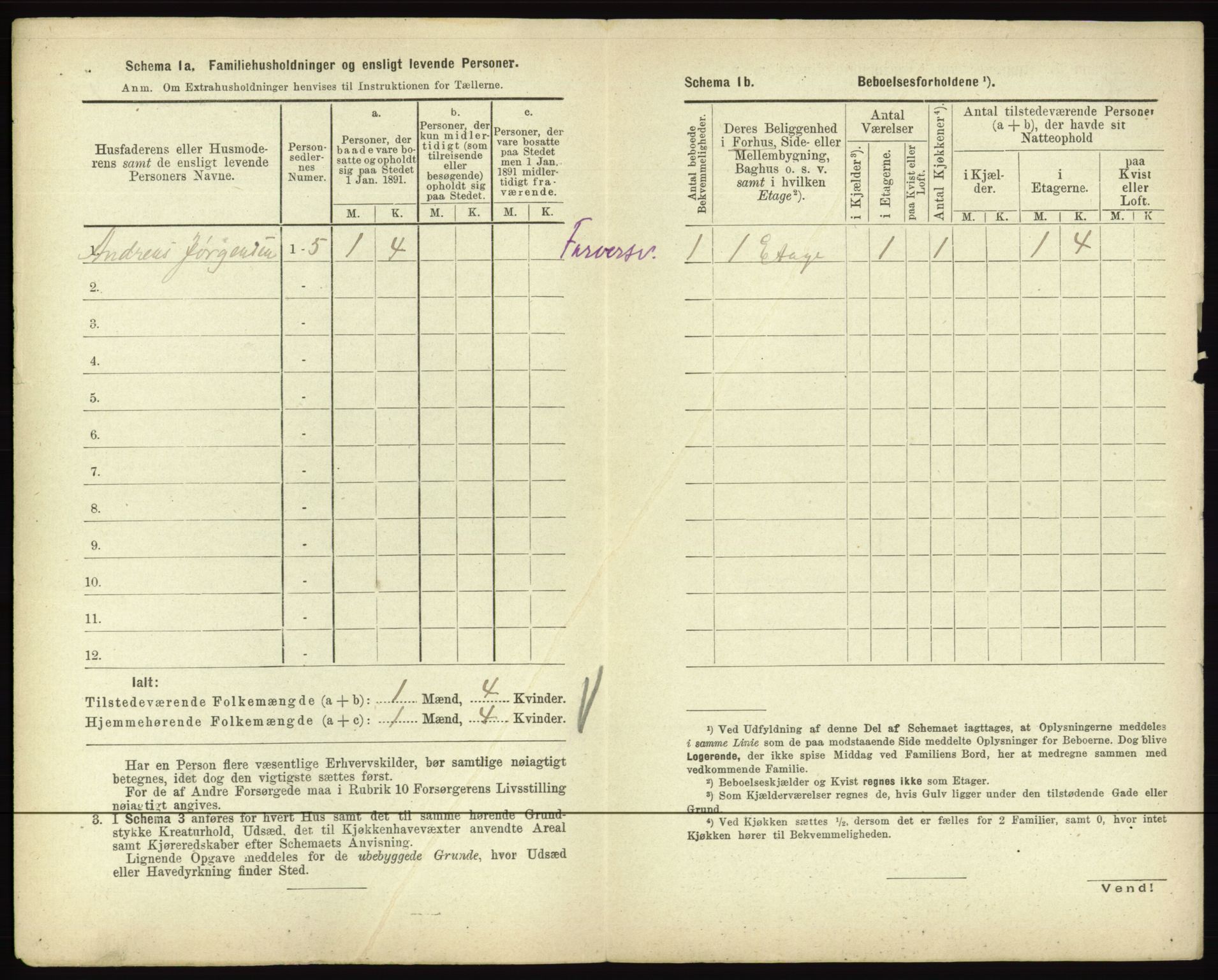 RA, 1891 census for 0601 Hønefoss, 1891, p. 406