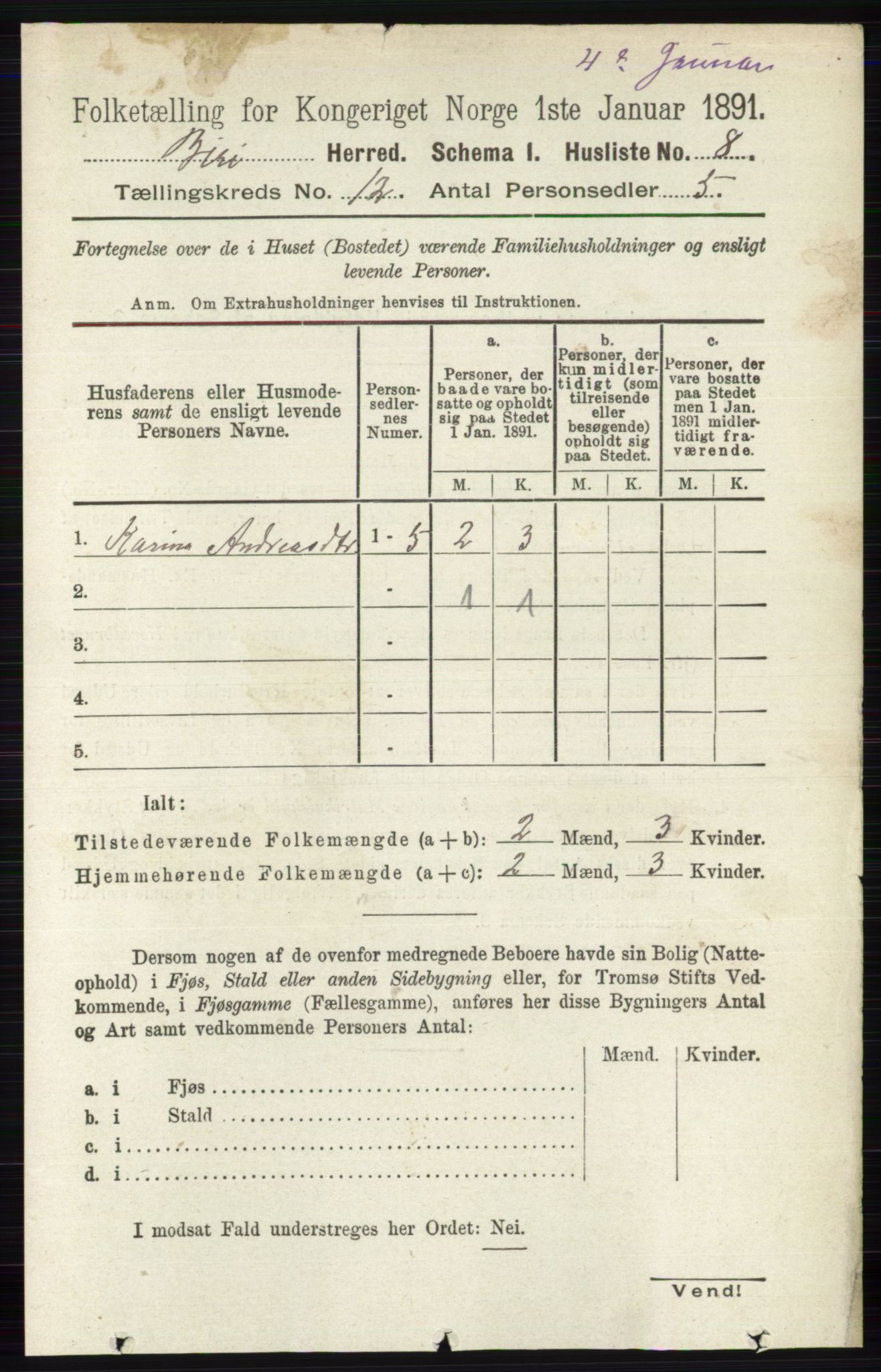 RA, 1891 census for 0525 Biri, 1891, p. 4770
