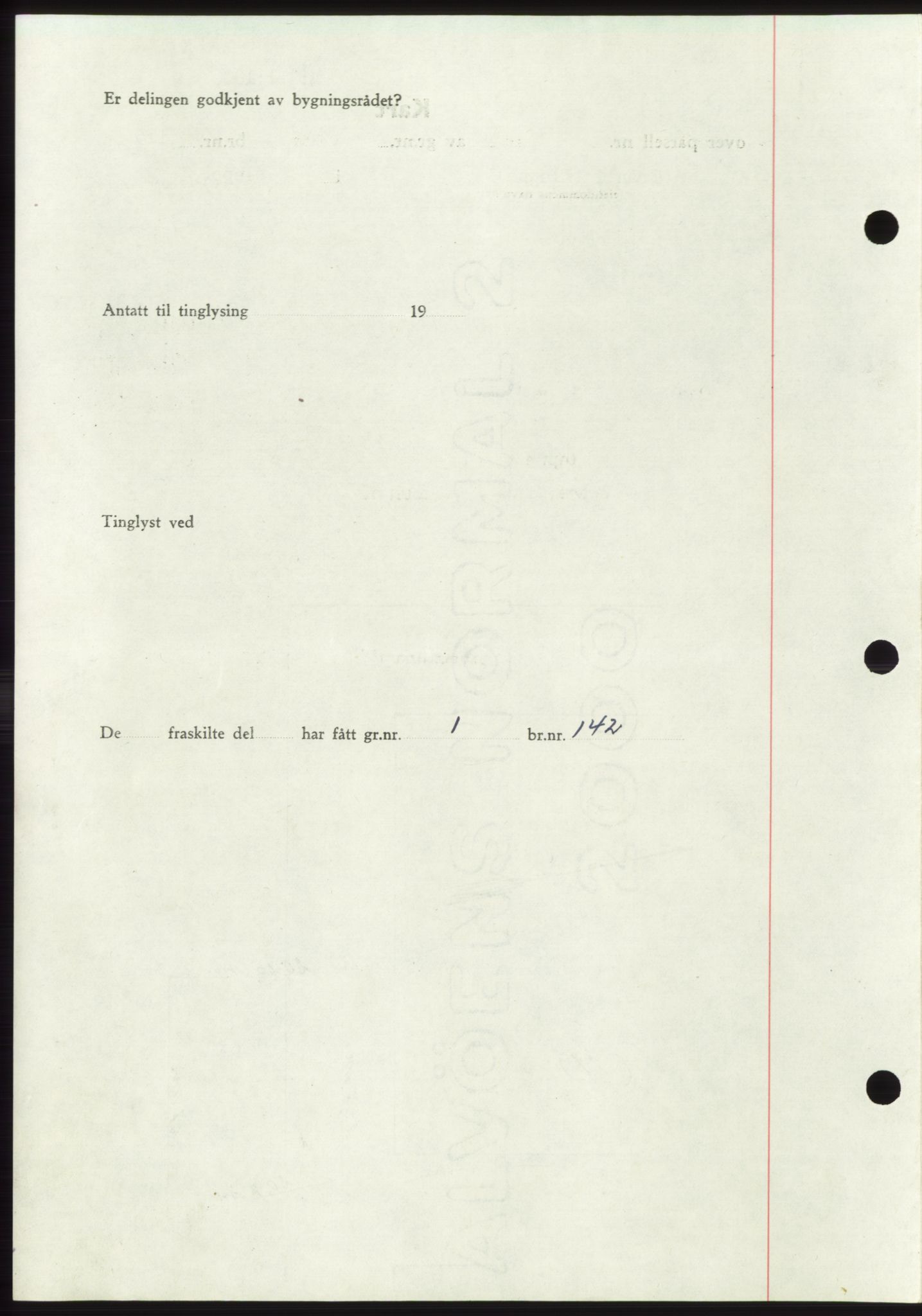Jæren sorenskriveri, SAST/A-100310/03/G/Gba/L0090: Mortgage book, 1946-1946, Diary no: : 2124/1946