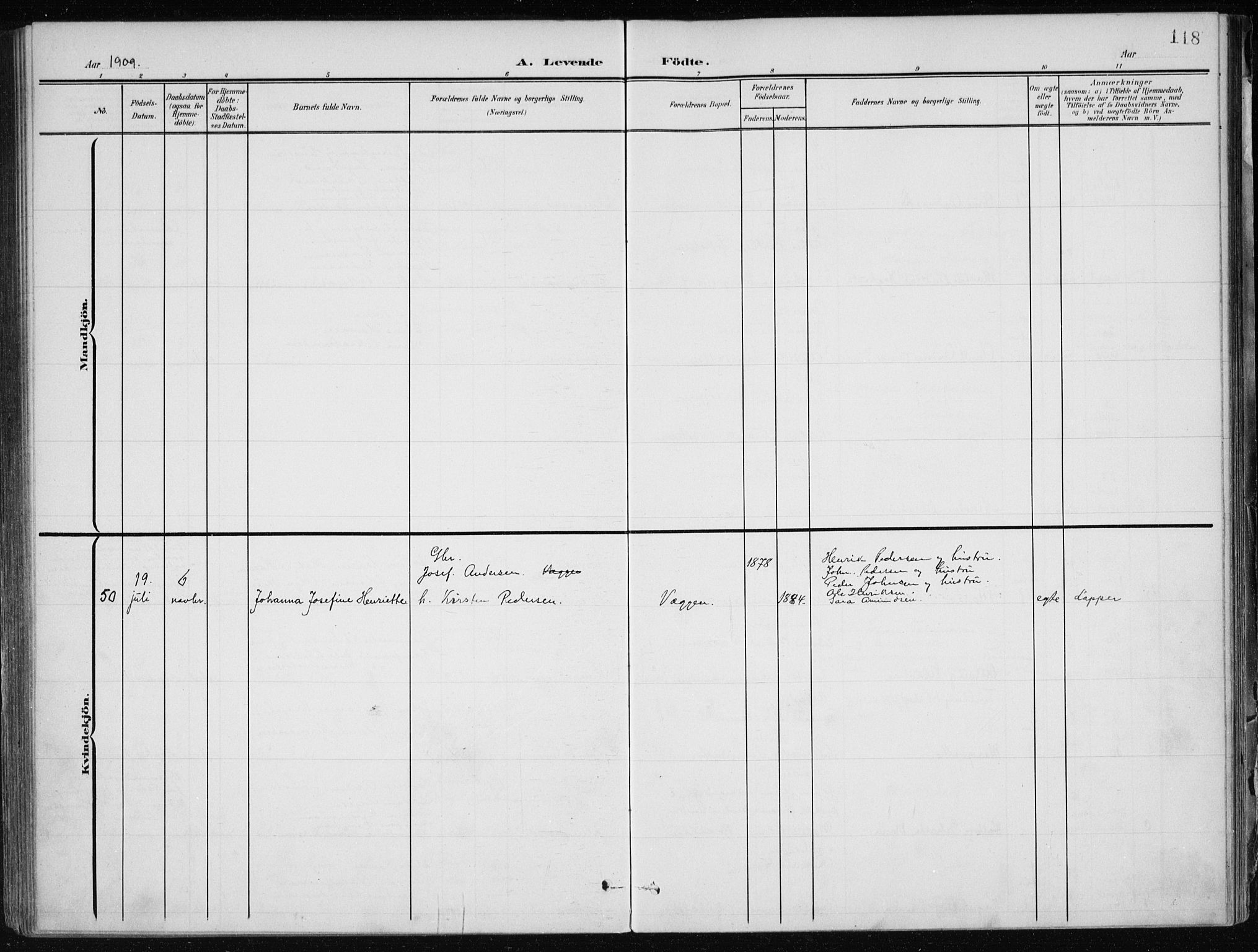 Ministerialprotokoller, klokkerbøker og fødselsregistre - Nordland, SAT/A-1459/866/L0941: Parish register (official) no. 866A04, 1901-1917, p. 118
