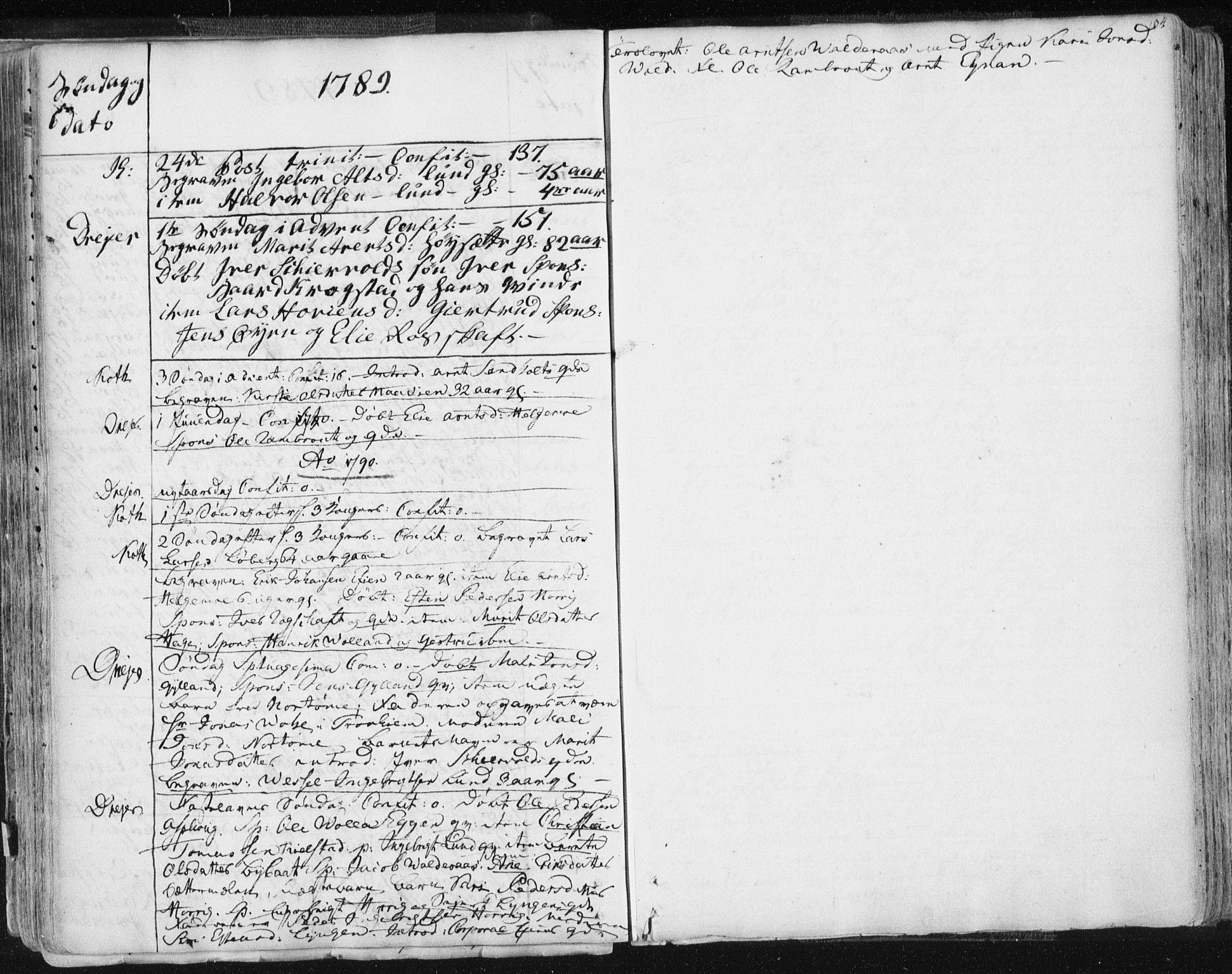 Ministerialprotokoller, klokkerbøker og fødselsregistre - Sør-Trøndelag, AV/SAT-A-1456/687/L0991: Parish register (official) no. 687A02, 1747-1790, p. 104