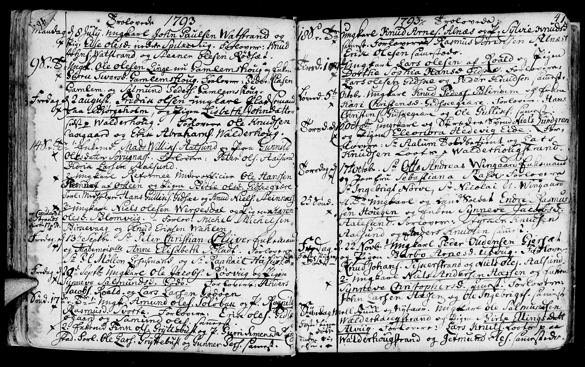 Ministerialprotokoller, klokkerbøker og fødselsregistre - Møre og Romsdal, AV/SAT-A-1454/528/L0392: Parish register (official) no. 528A03, 1762-1800, p. 47