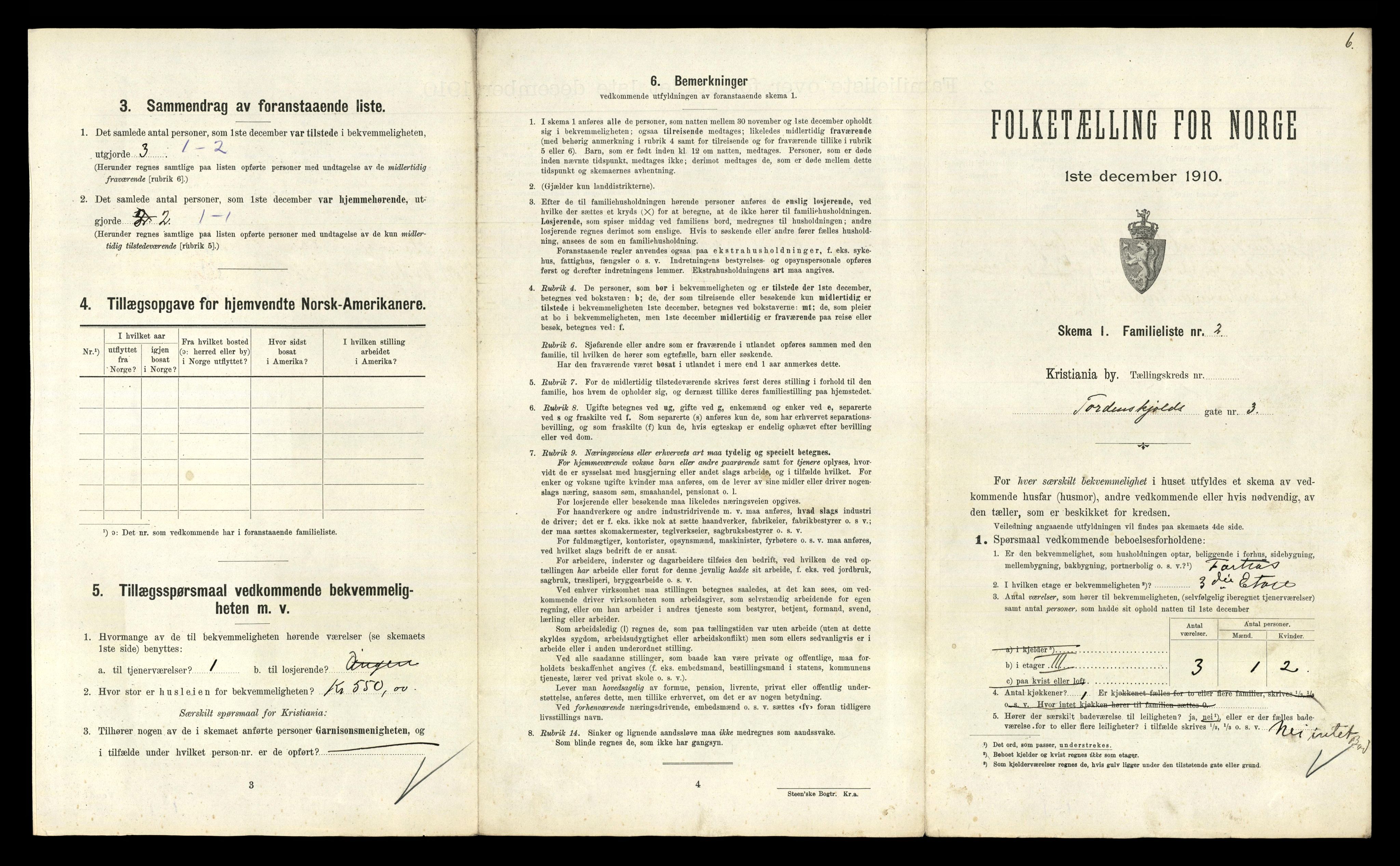 RA, 1910 census for Kristiania, 1910, p. 109273