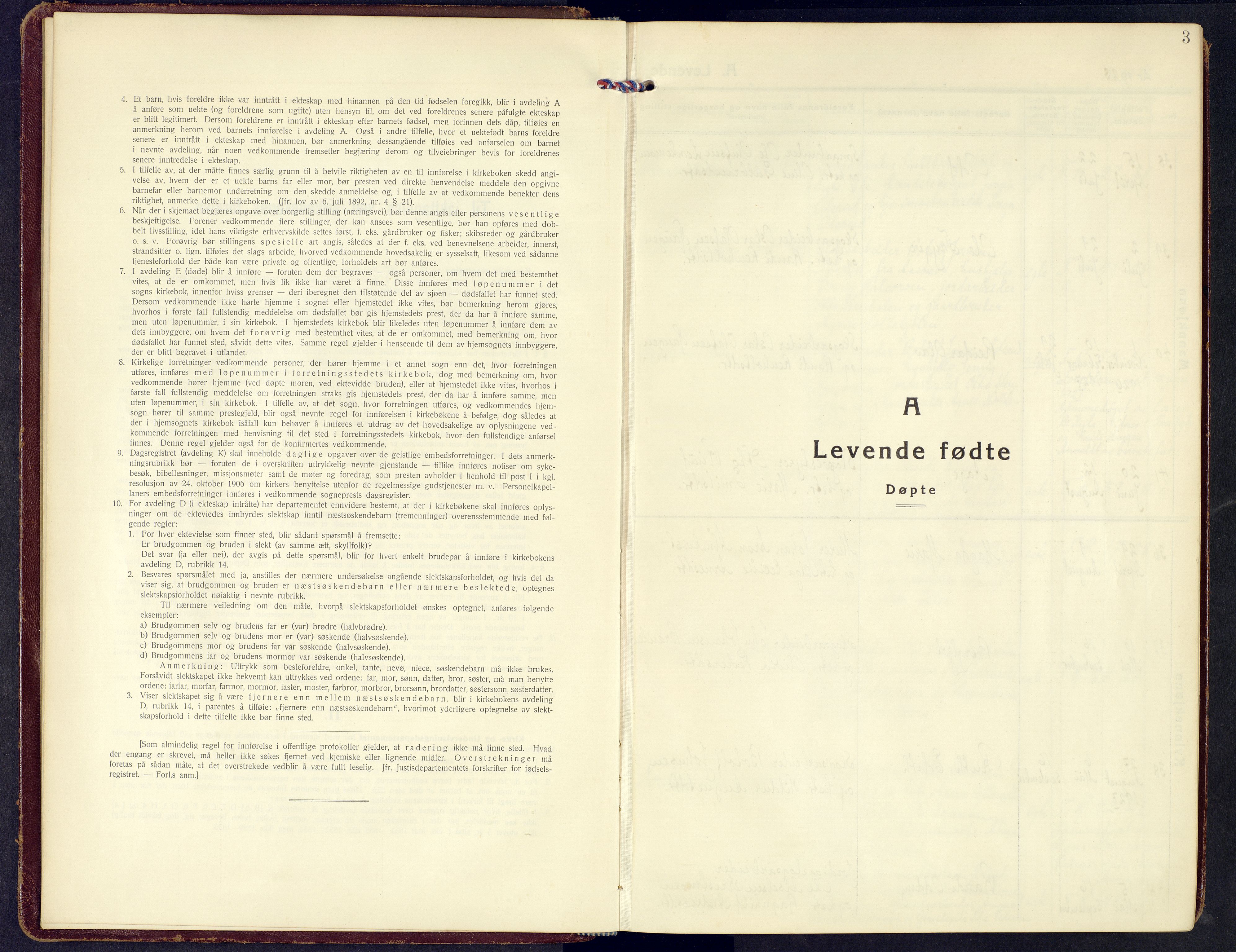 Våler prestekontor, Hedmark, SAH/PREST-040/H/Ha/Haa/L0010: Parish register (official) no. 10, 1928-1946, p. 3