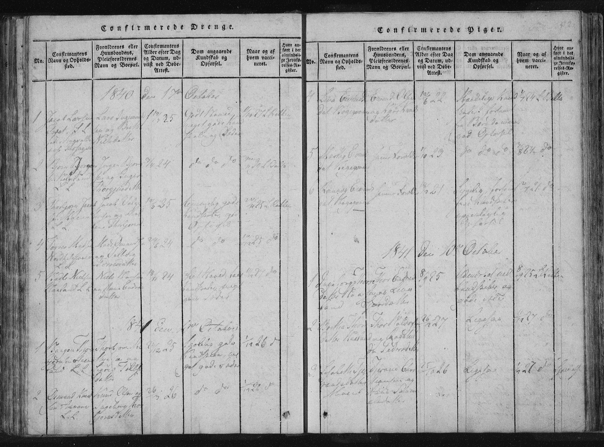 Vikedal sokneprestkontor, SAST/A-101840/01/IV: Parish register (official) no. A 4, 1816-1850, p. 252