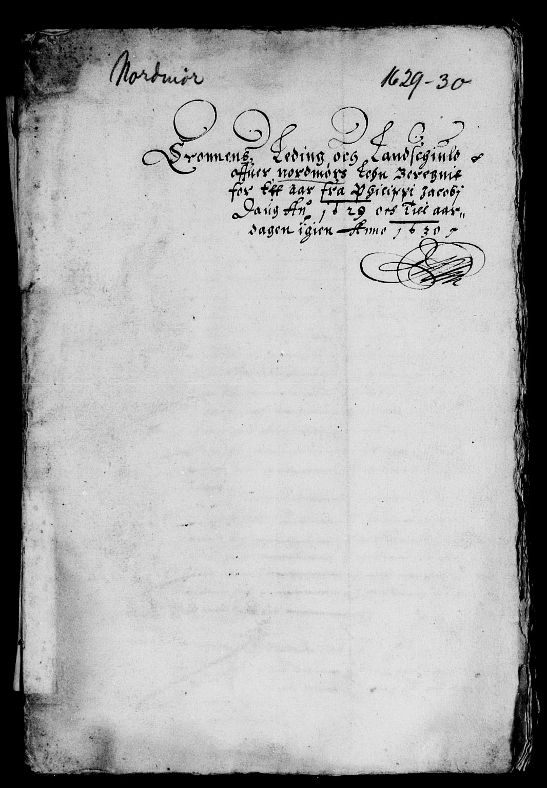 Rentekammeret inntil 1814, Reviderte regnskaper, Lensregnskaper, AV/RA-EA-5023/R/Rb/Rbw/L0041: Trondheim len, 1629-1630