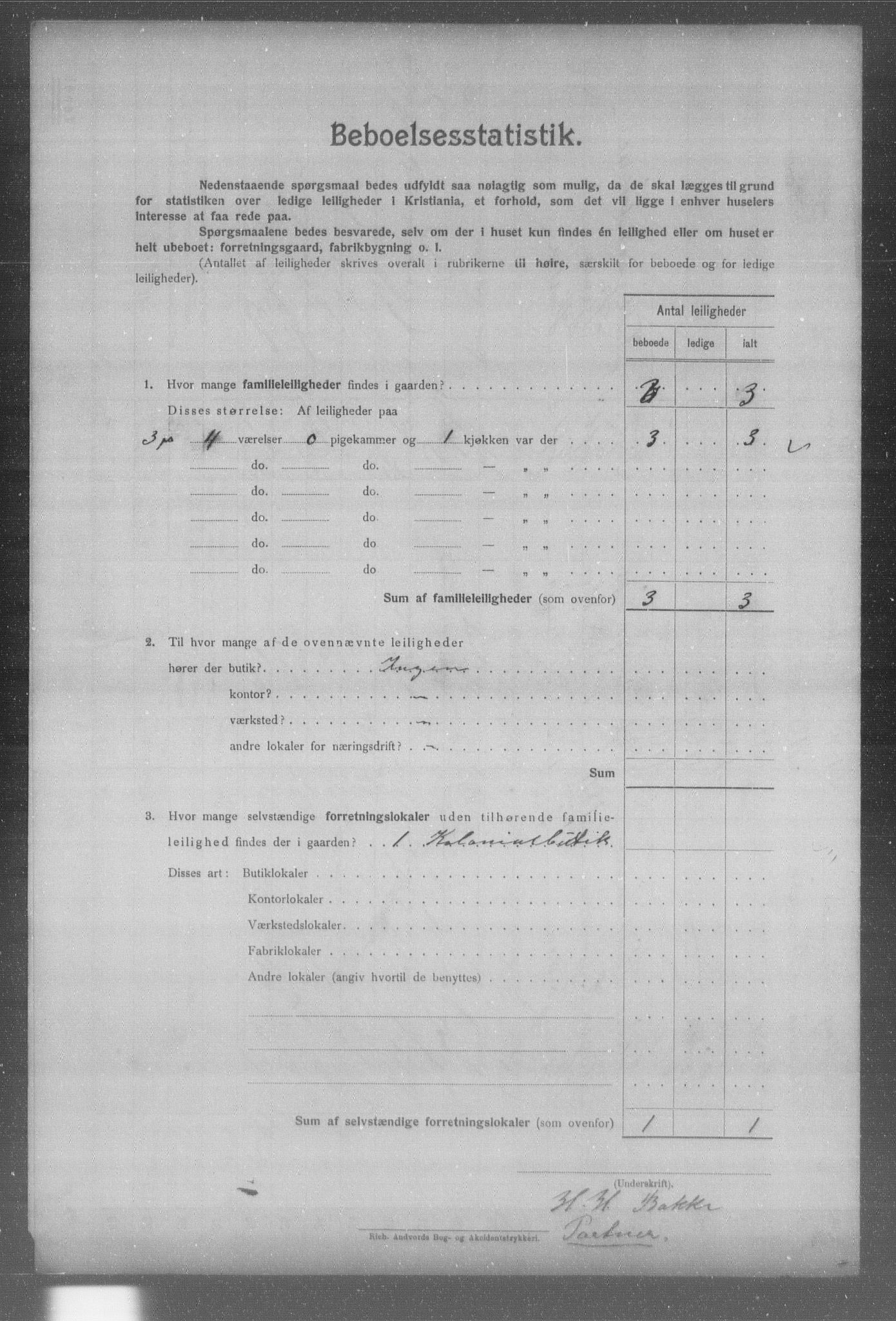 OBA, Municipal Census 1904 for Kristiania, 1904, p. 682