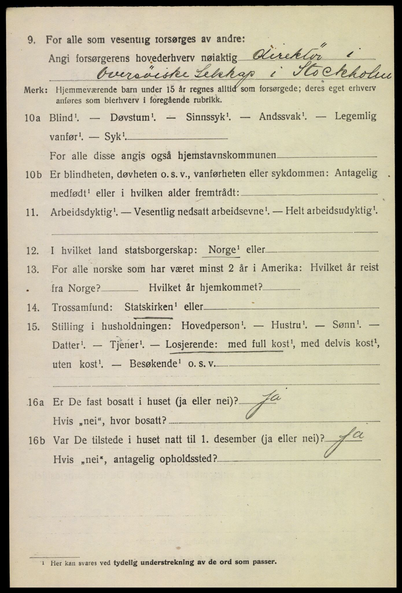 SAH, 1920 census for Fåberg, 1920, p. 8141