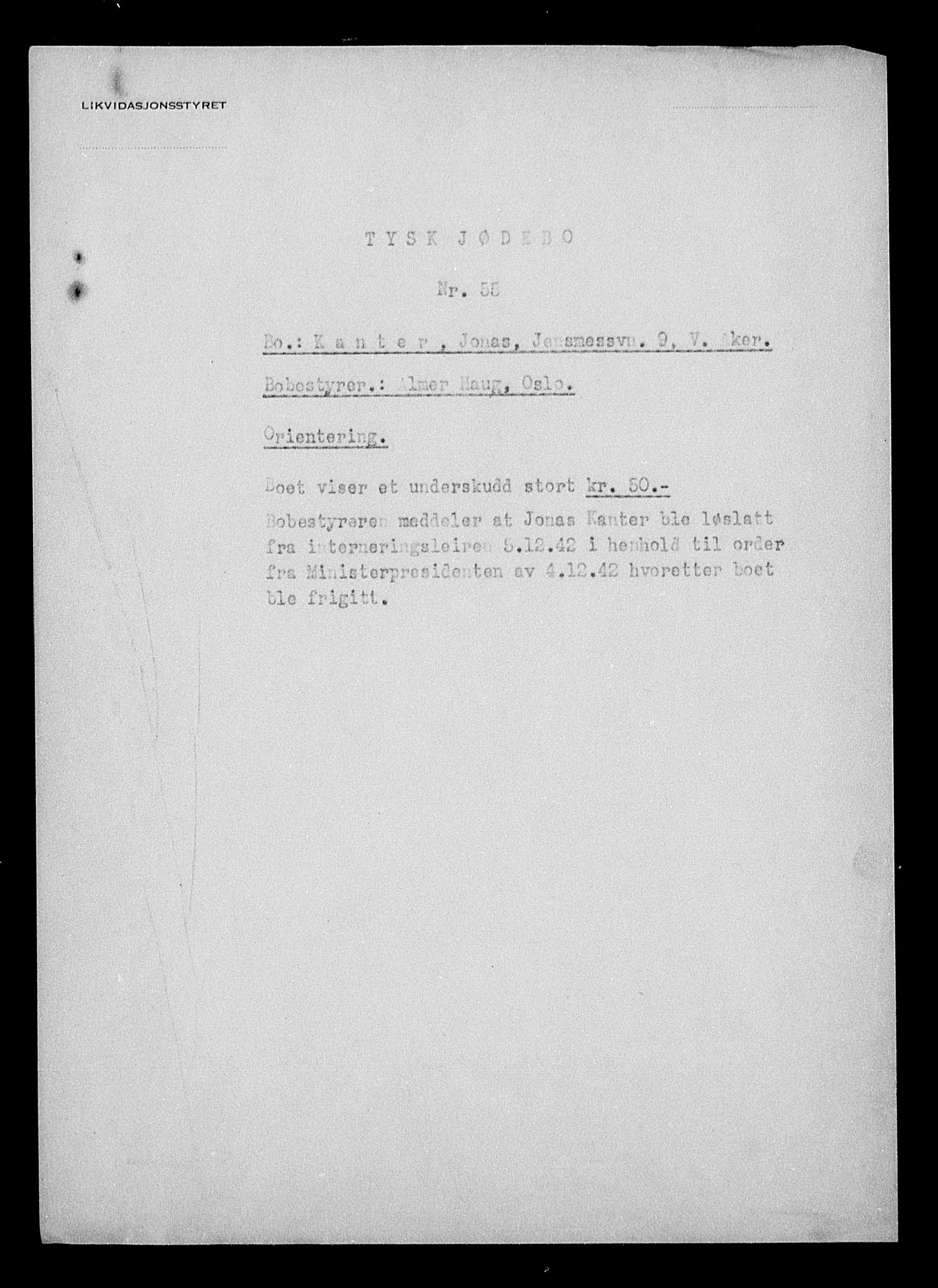 Justisdepartementet, Tilbakeføringskontoret for inndratte formuer, AV/RA-S-1564/H/Hc/Hcc/L0949: --, 1945-1947, p. 18