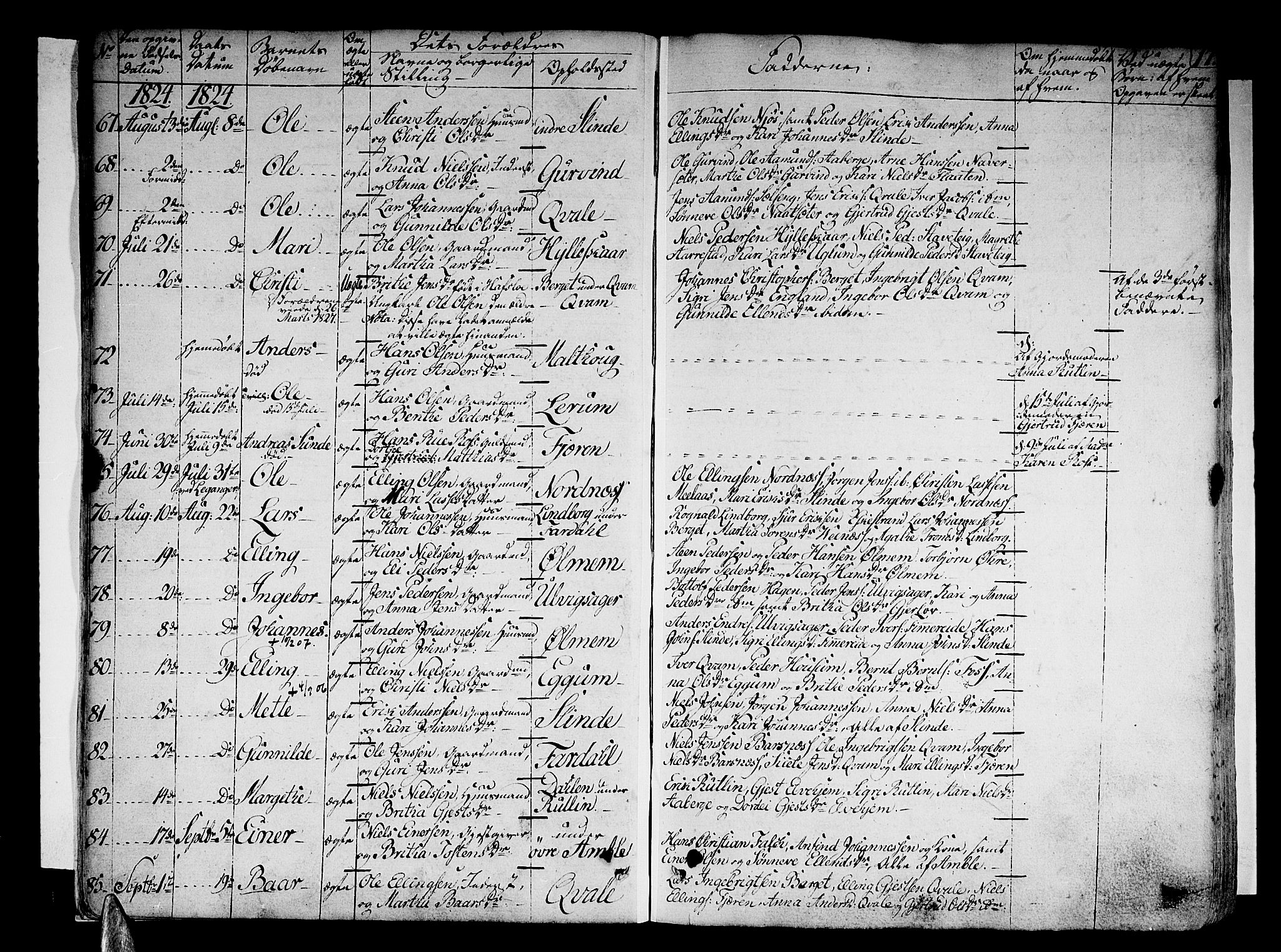 Sogndal sokneprestembete, SAB/A-81301/H/Haa/Haaa/L0010: Parish register (official) no. A 10, 1821-1838, p. 17