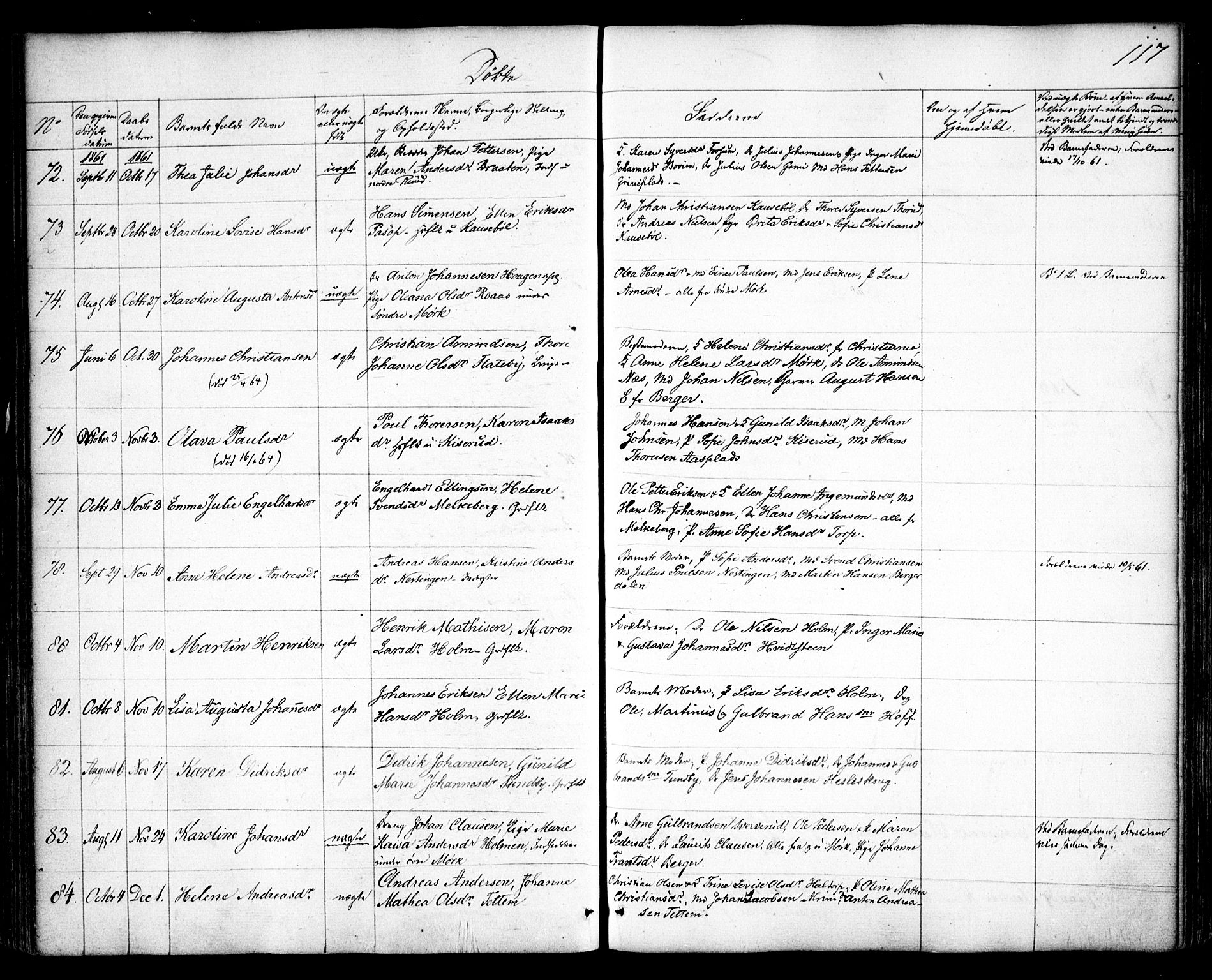 Spydeberg prestekontor Kirkebøker, SAO/A-10924/F/Fa/L0005: Parish register (official) no. I 5, 1842-1862, p. 117