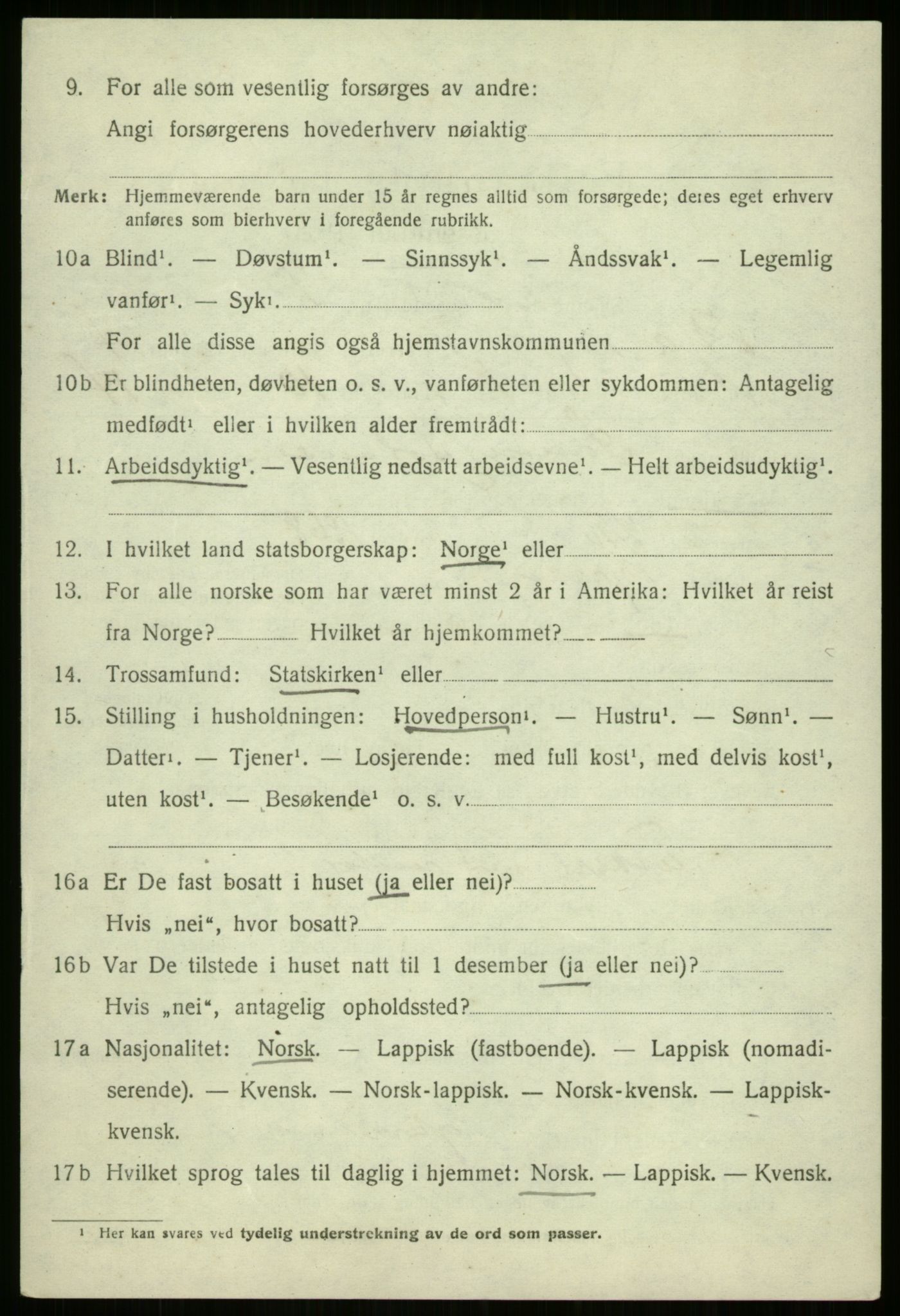 SATØ, 1920 census for Bjarkøy, 1920, p. 2026