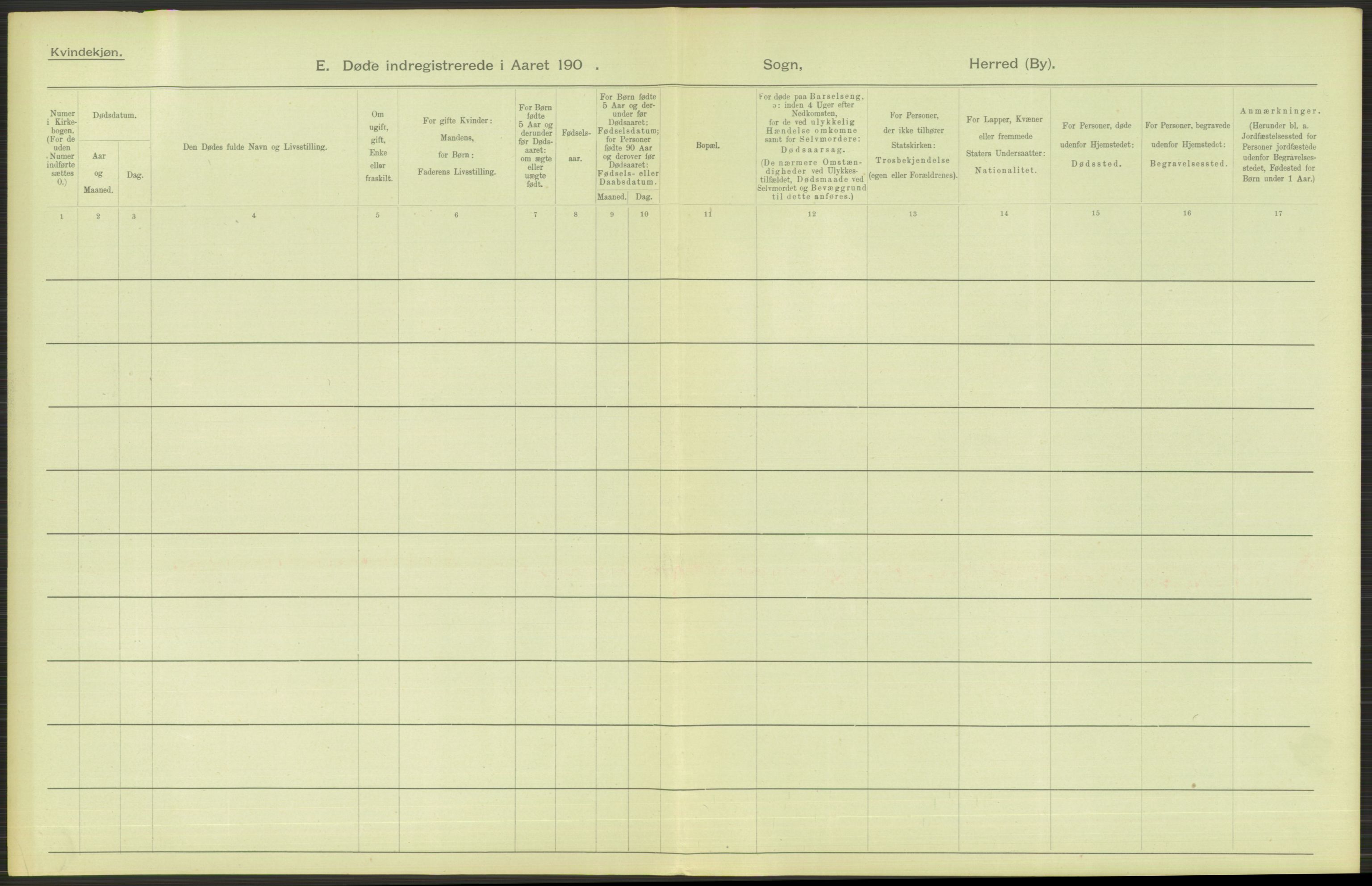 Statistisk sentralbyrå, Sosiodemografiske emner, Befolkning, RA/S-2228/D/Df/Dfa/Dfae/L0010: Kristiania: Døde, dødfødte, 1907, p. 523