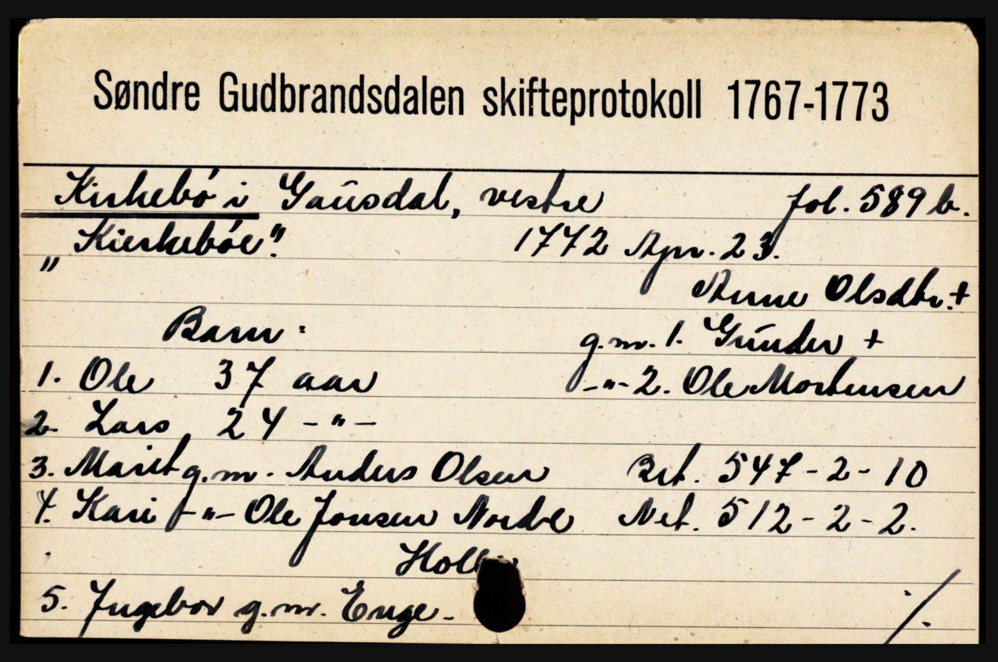Sør-Gudbrandsdal tingrett, SAH/TING-004/J, 1658-1885, p. 6161