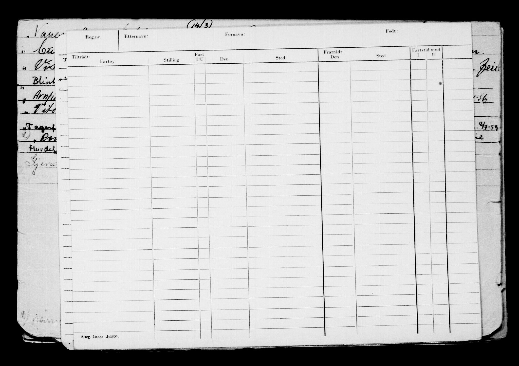 Direktoratet for sjømenn, AV/RA-S-3545/G/Gb/L0136: Hovedkort, 1916, p. 311