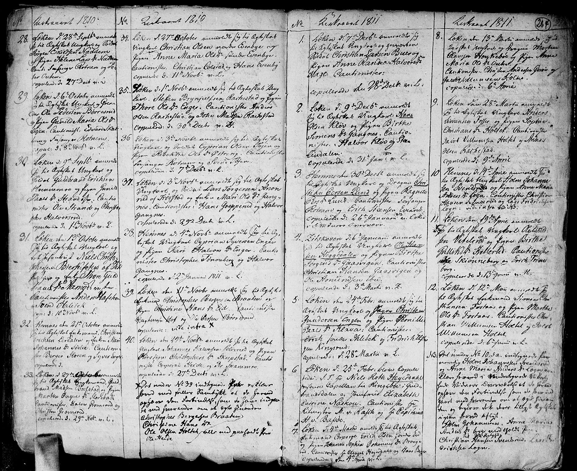 Høland prestekontor Kirkebøker, SAO/A-10346a/F/Fa/L0006: Parish register (official) no. I 6, 1794-1814, p. 264