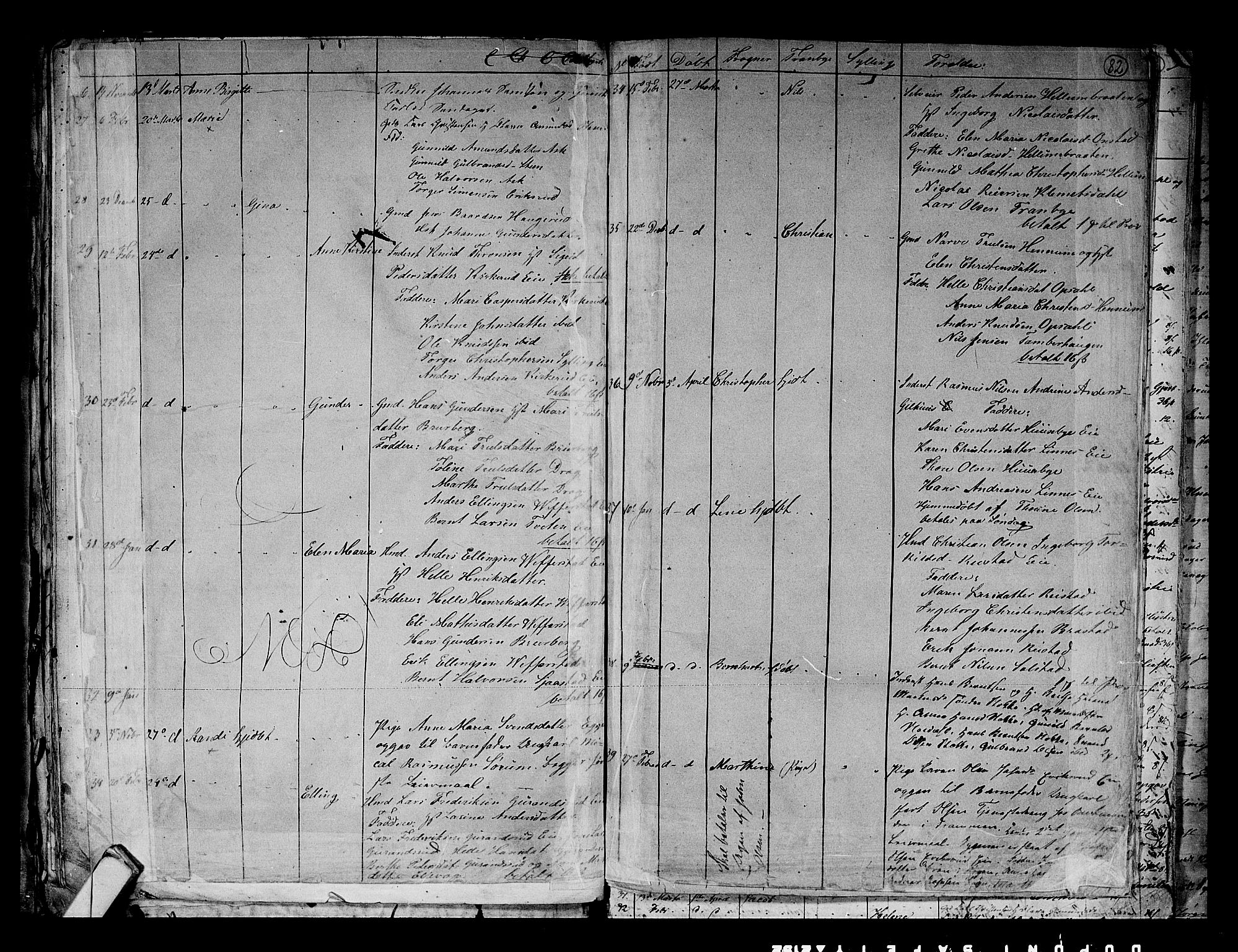 Lier kirkebøker, AV/SAKO-A-230/G/Ga/L0002: Parish register (copy) no. I 2, 1841-1862, p. 82