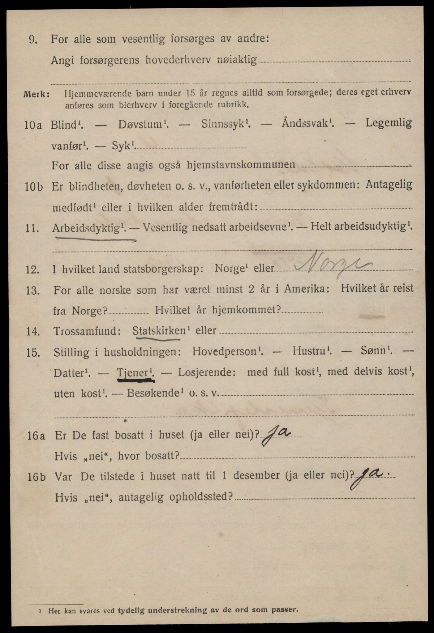 SAT, 1920 census for Molde, 1920, p. 3376