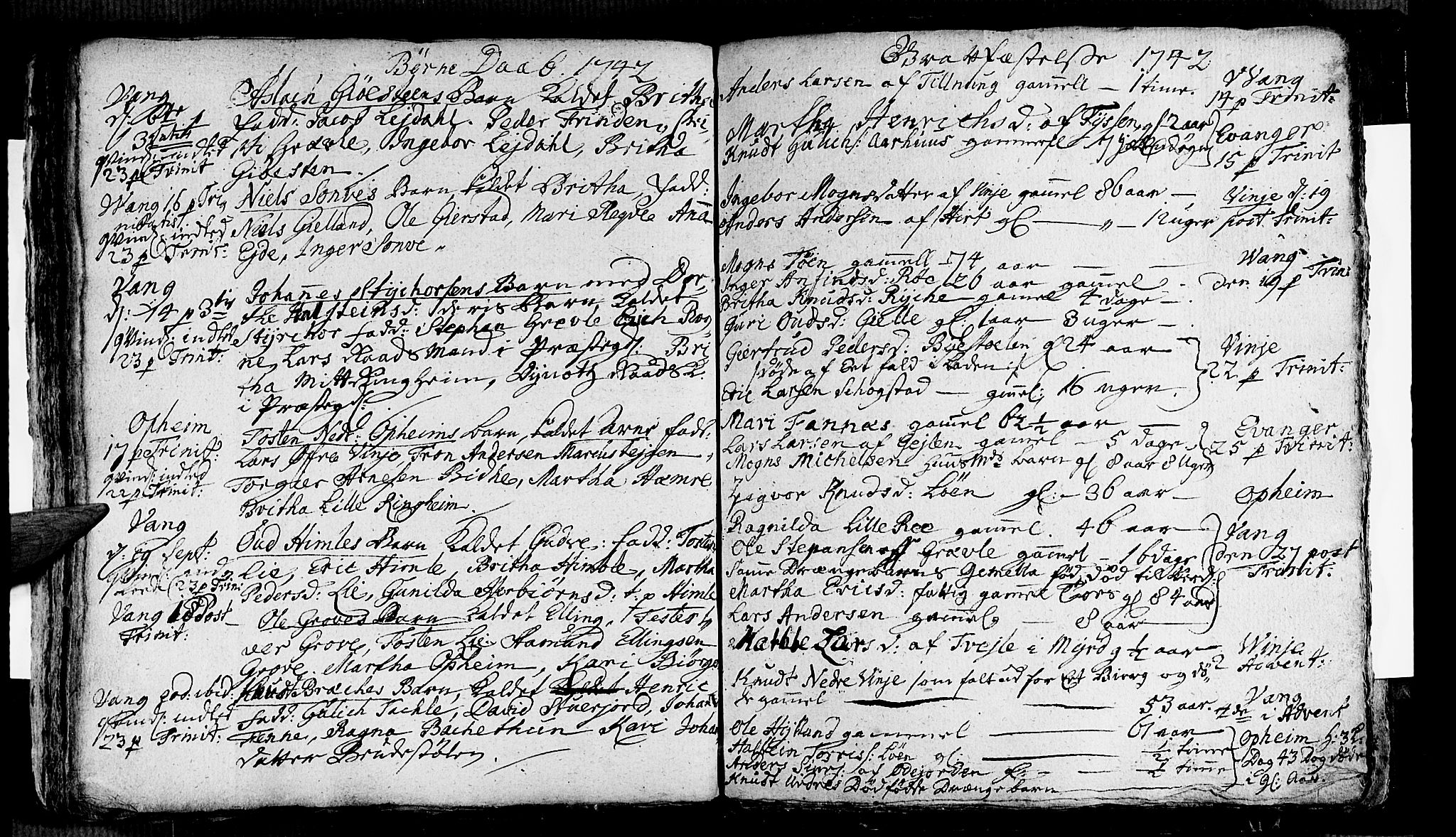 Voss sokneprestembete, AV/SAB-A-79001/H/Haa: Parish register (official) no. A 5, 1736-1743, p. 116