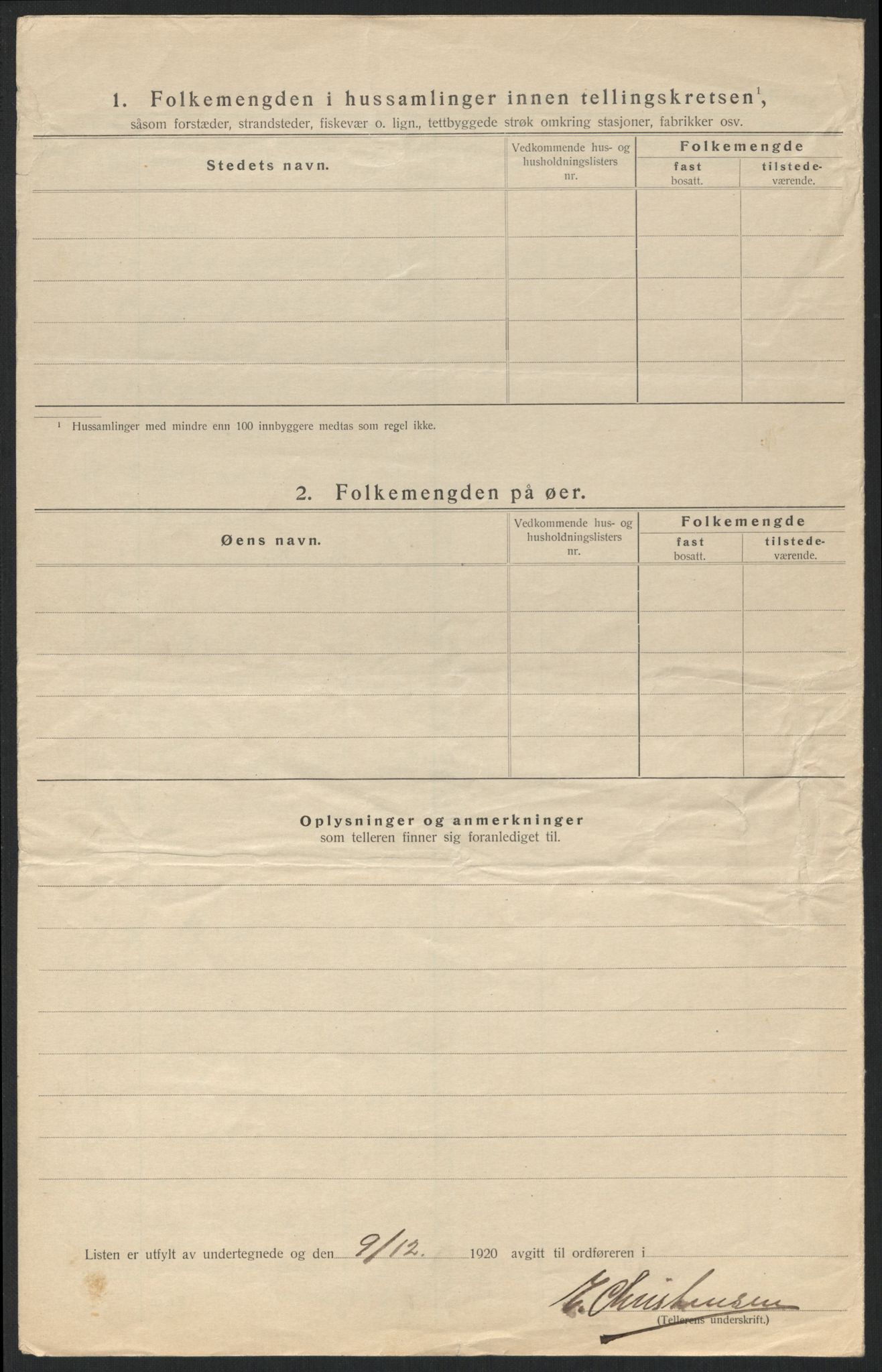 SATØ, 1920 census for Lebesby, 1920, p. 8