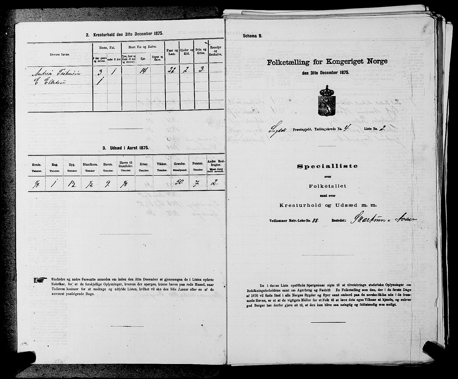 SAKO, 1875 census for 0621P Sigdal, 1875, p. 568