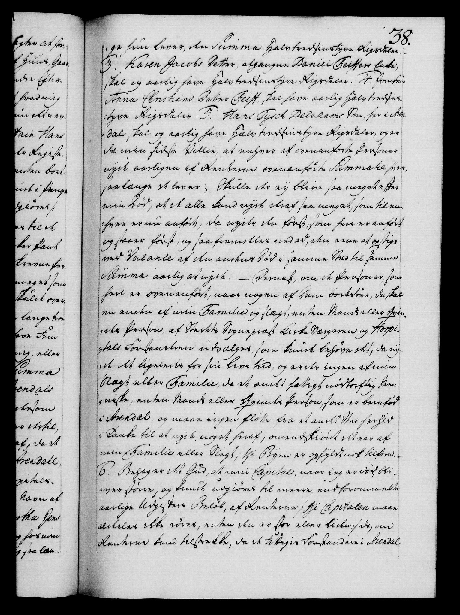 Danske Kanselli 1572-1799, AV/RA-EA-3023/F/Fc/Fca/Fcaa/L0042: Norske registre, 1763-1766, p. 38a