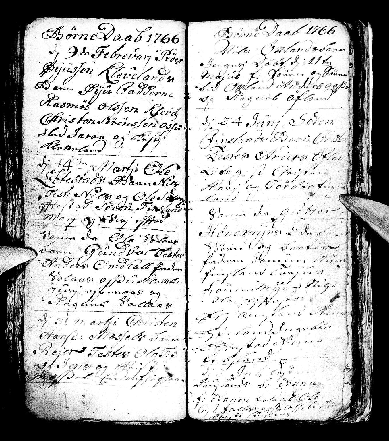 Bjelland sokneprestkontor, SAK/1111-0005/F/Fb/Fbb/L0001: Parish register (copy) no. B 1, 1732-1782, p. 77