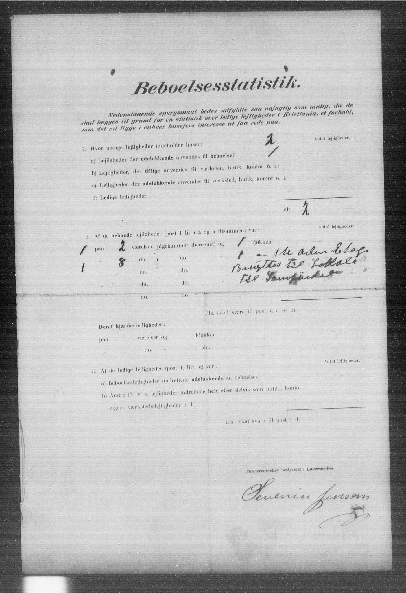 OBA, Municipal Census 1902 for Kristiania, 1902, p. 23116