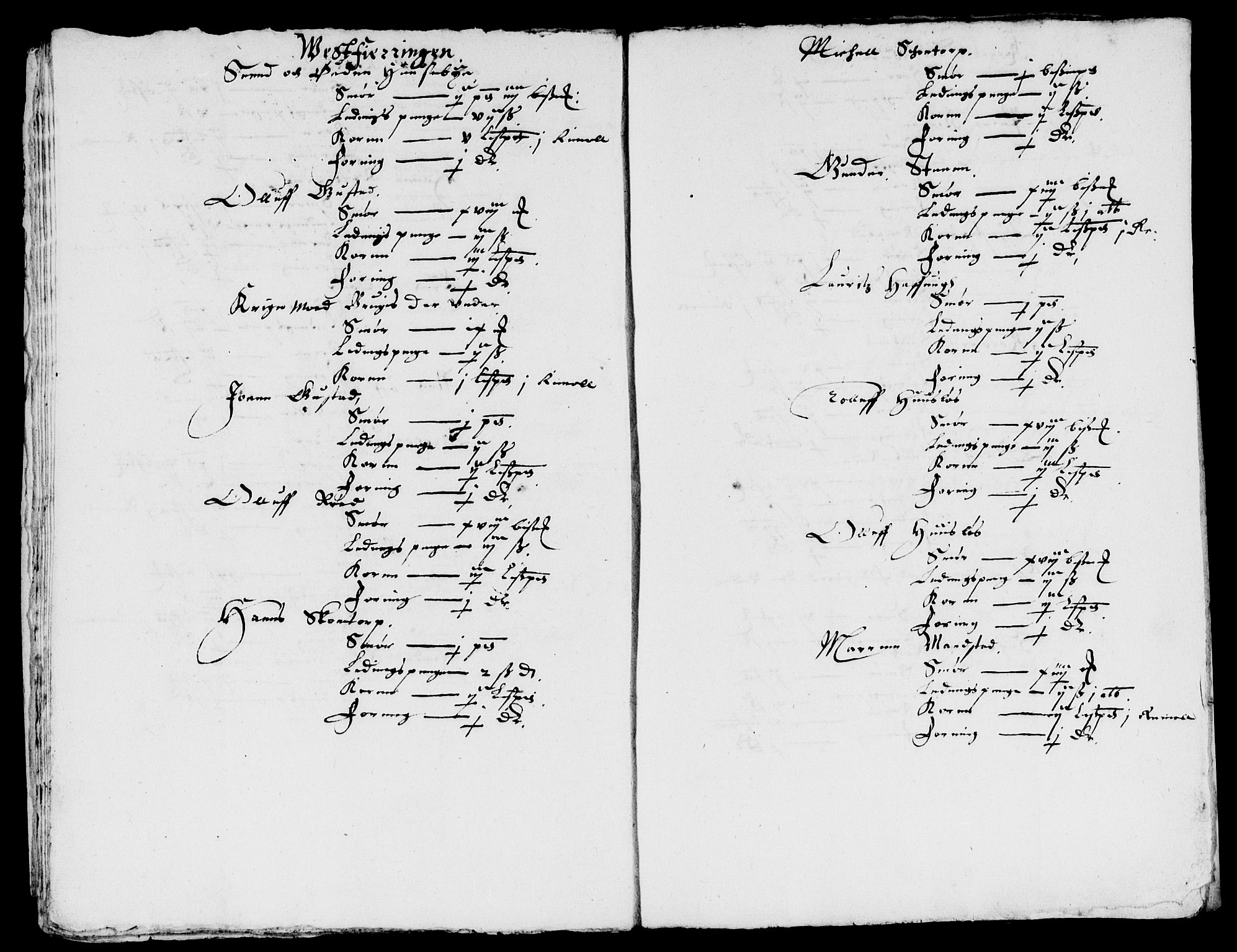 Rentekammeret inntil 1814, Reviderte regnskaper, Lensregnskaper, AV/RA-EA-5023/R/Rb/Rbe/L0002: Onsøy len, 1615-1650