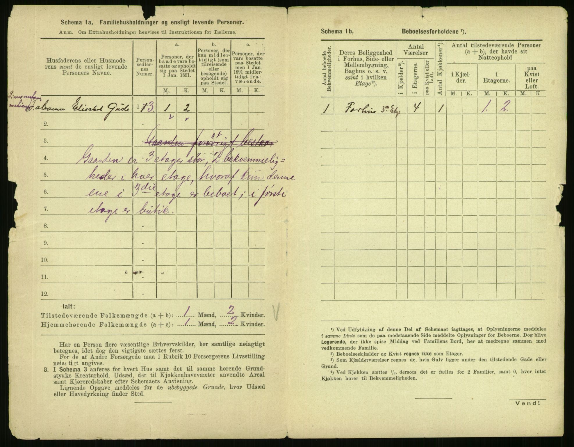 RA, 1891 census for 0301 Kristiania, 1891, p. 35552