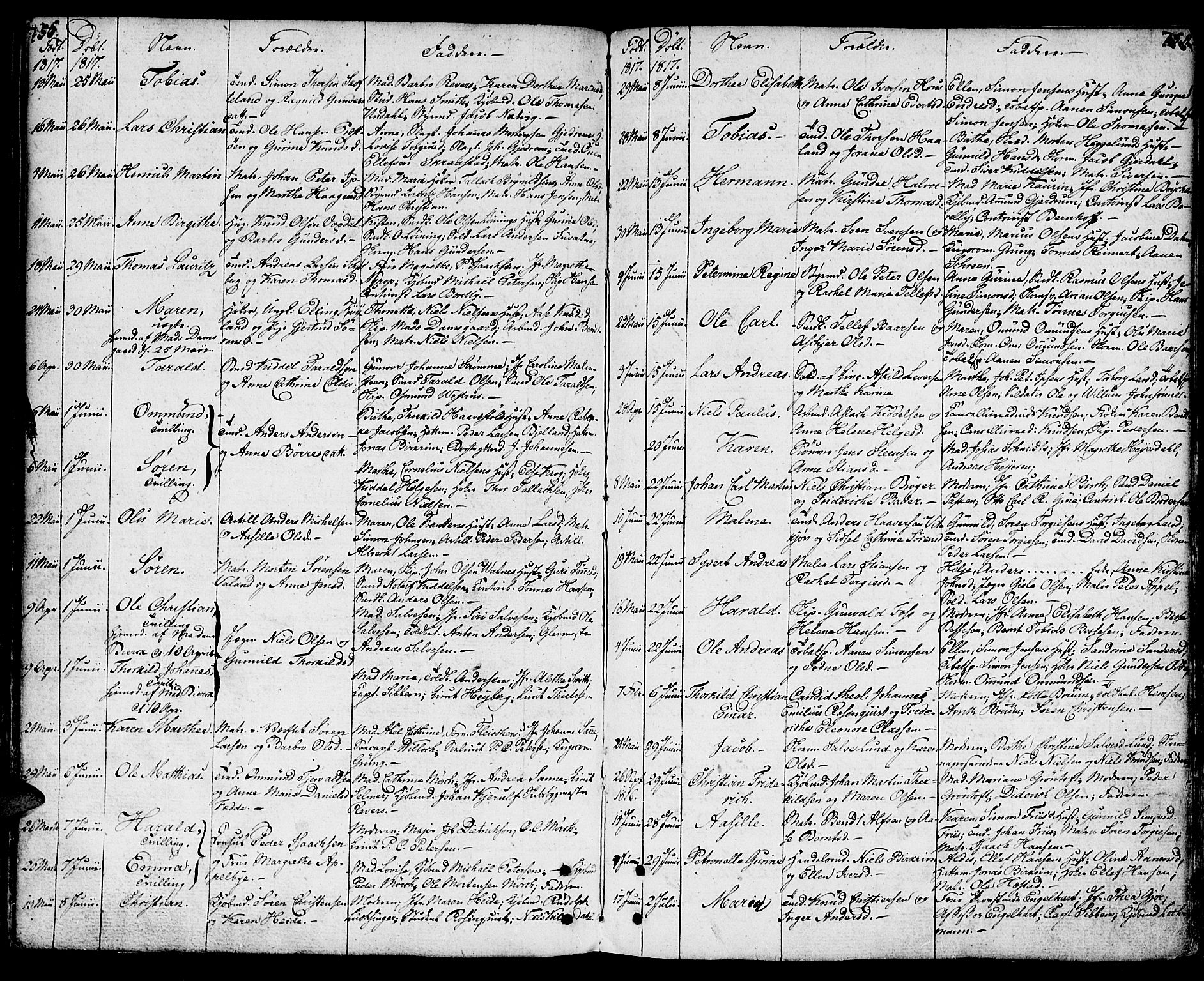 Kristiansand domprosti, SAK/1112-0006/F/Fa/L0003: Parish register (official) no. A 3, 1778-1818, p. 750-751