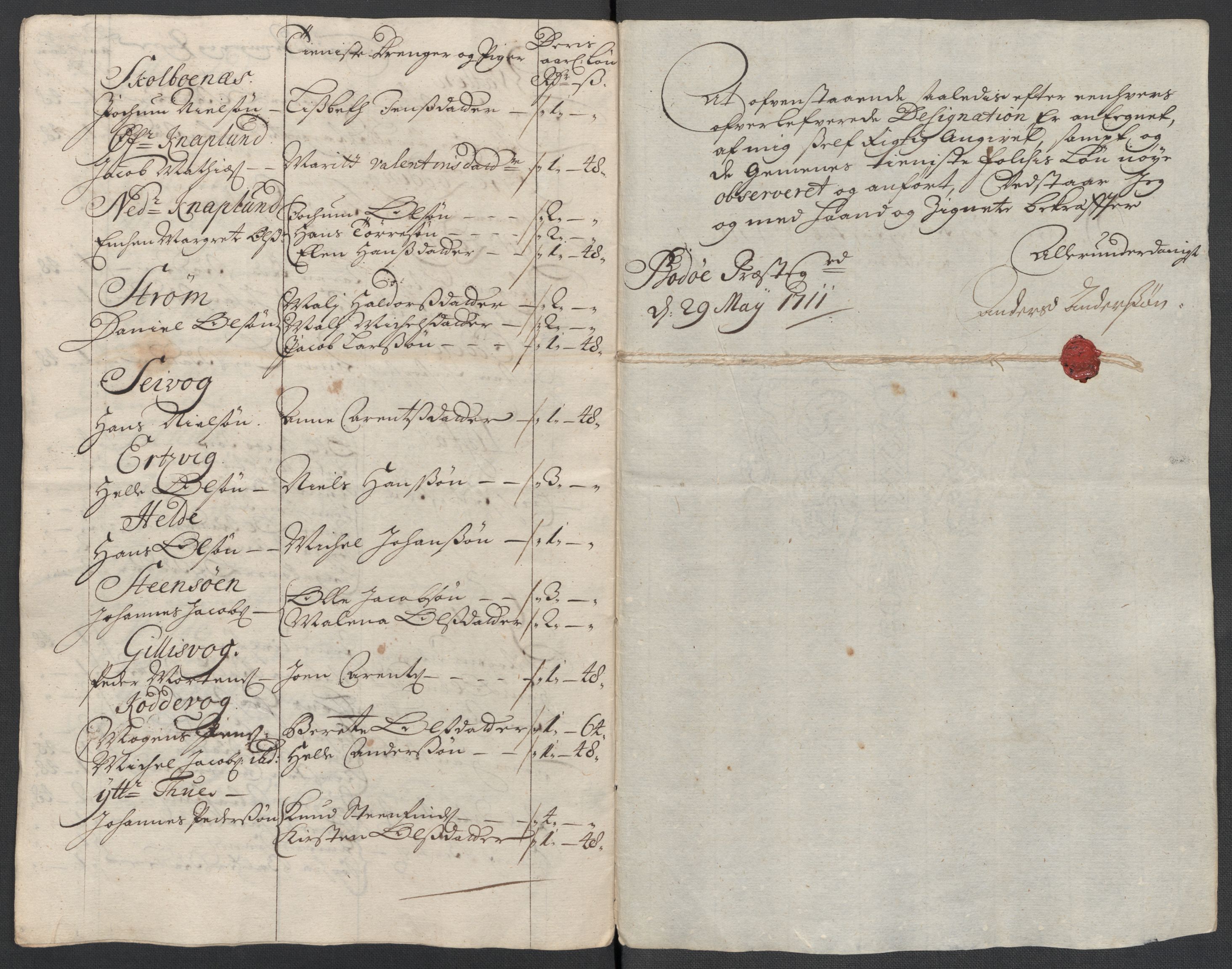 Rentekammeret inntil 1814, Reviderte regnskaper, Fogderegnskap, RA/EA-4092/R66/L4582: Fogderegnskap Salten, 1711-1712, p. 164