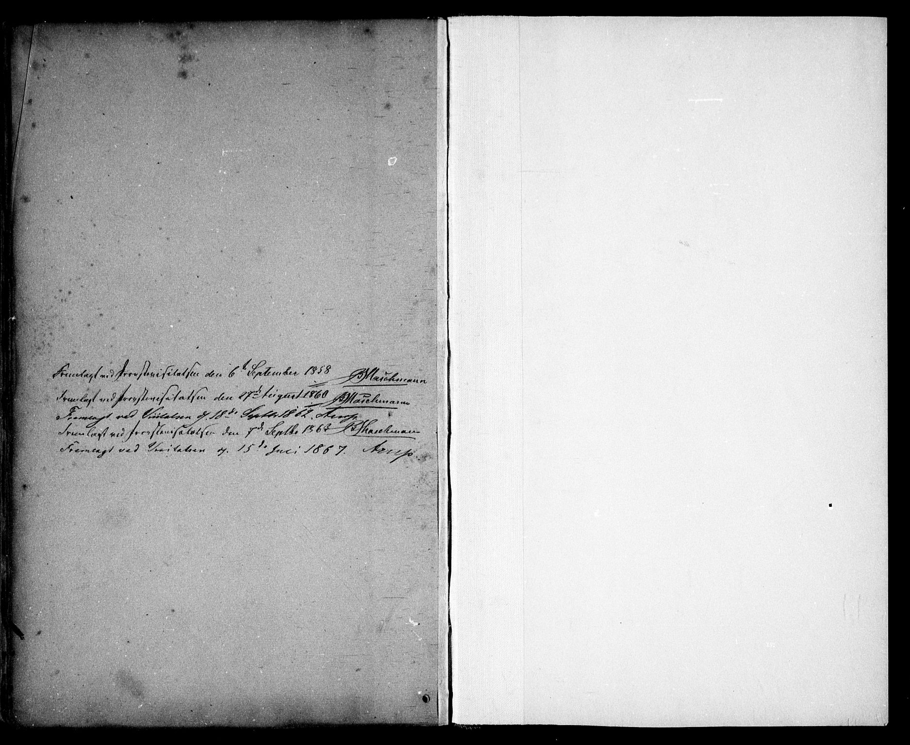 Drøbak prestekontor Kirkebøker, SAO/A-10142a/F/Fa/L0002: Parish register (official) no. I 2, 1858-1870