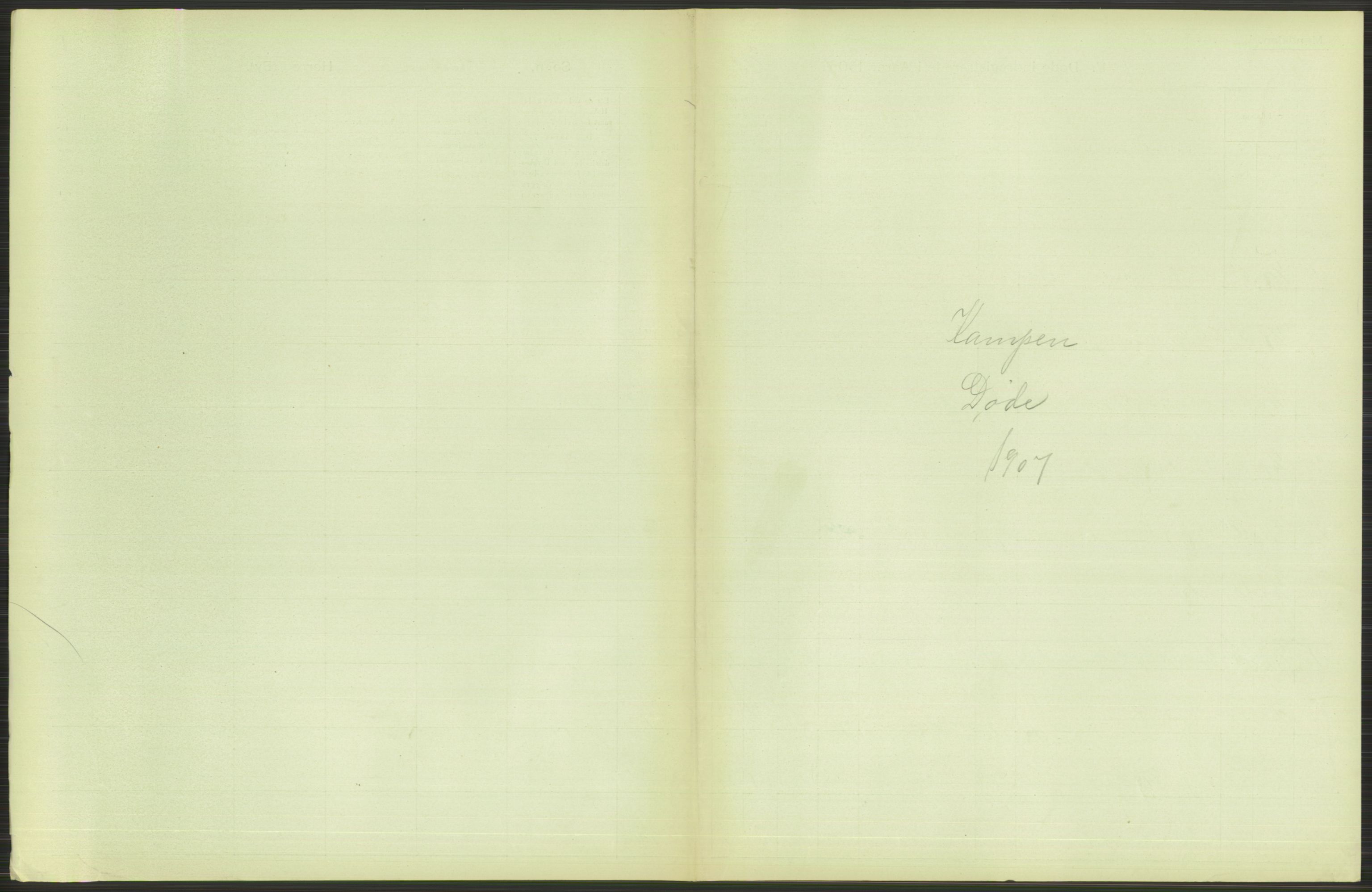 Statistisk sentralbyrå, Sosiodemografiske emner, Befolkning, AV/RA-S-2228/D/Df/Dfa/Dfae/L0010: Kristiania: Døde, dødfødte, 1907, p. 403