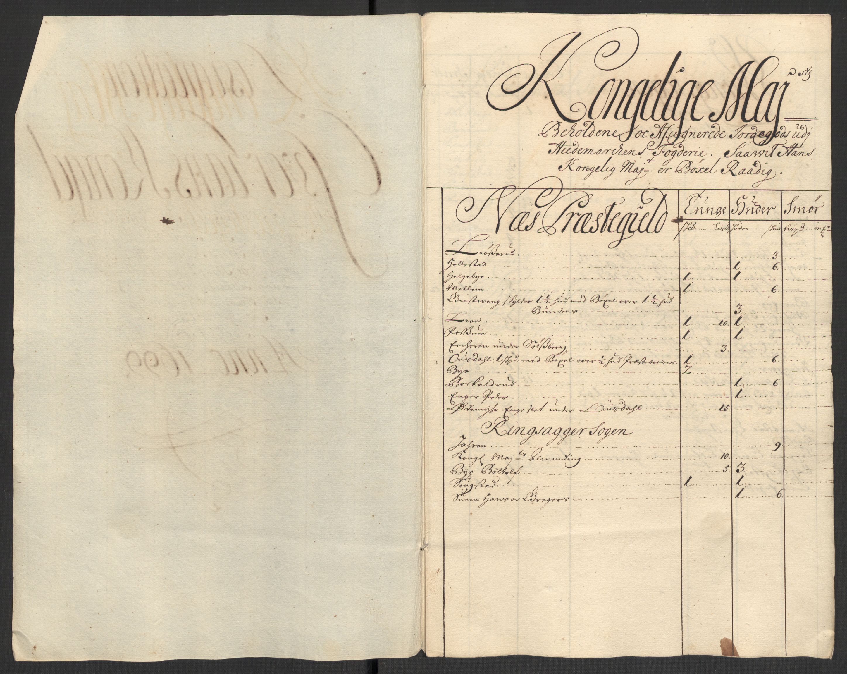 Rentekammeret inntil 1814, Reviderte regnskaper, Fogderegnskap, AV/RA-EA-4092/R16/L1038: Fogderegnskap Hedmark, 1699, p. 42