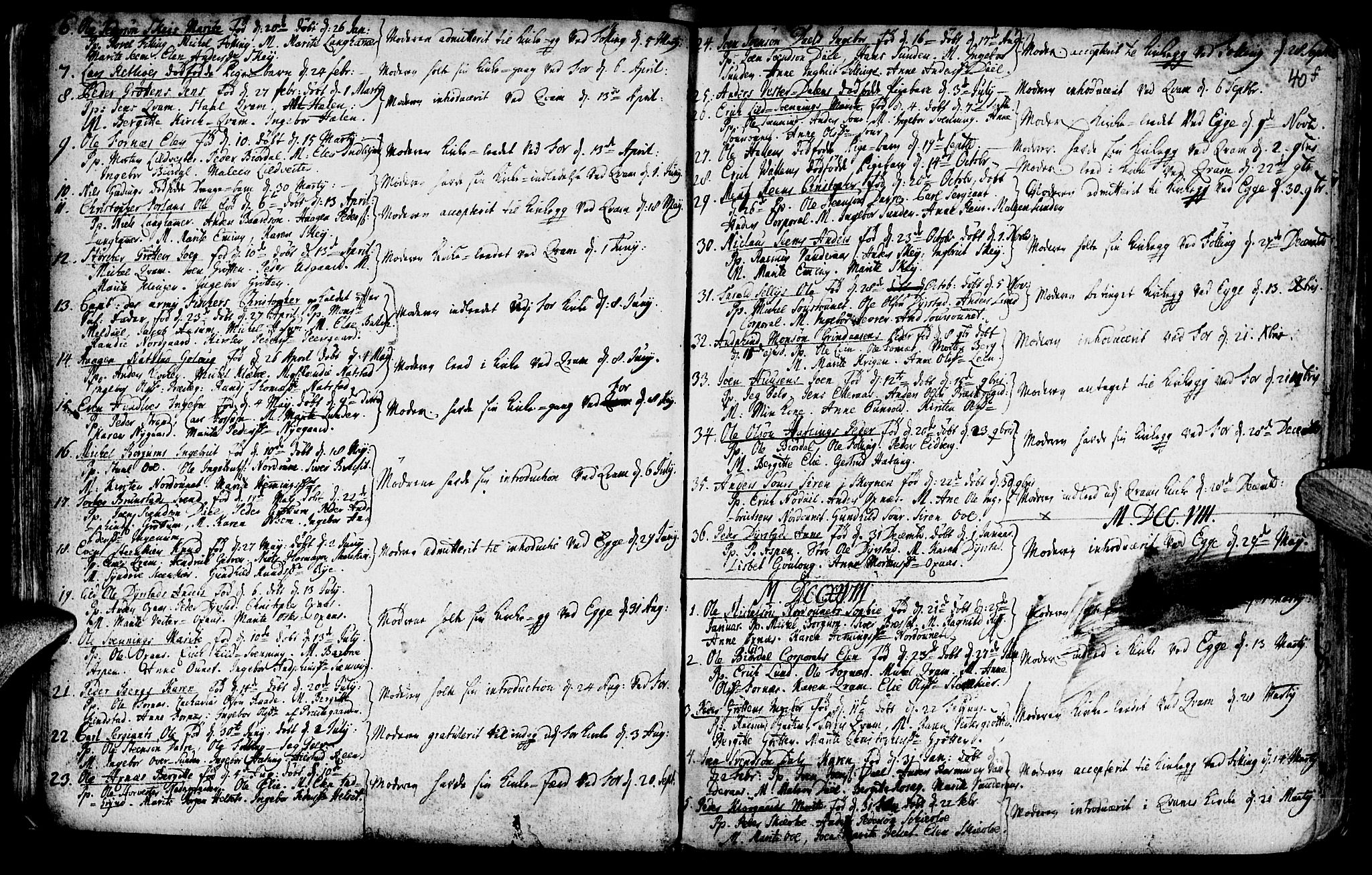 Ministerialprotokoller, klokkerbøker og fødselsregistre - Nord-Trøndelag, SAT/A-1458/746/L0439: Parish register (official) no. 746A01, 1688-1759, p. 40g