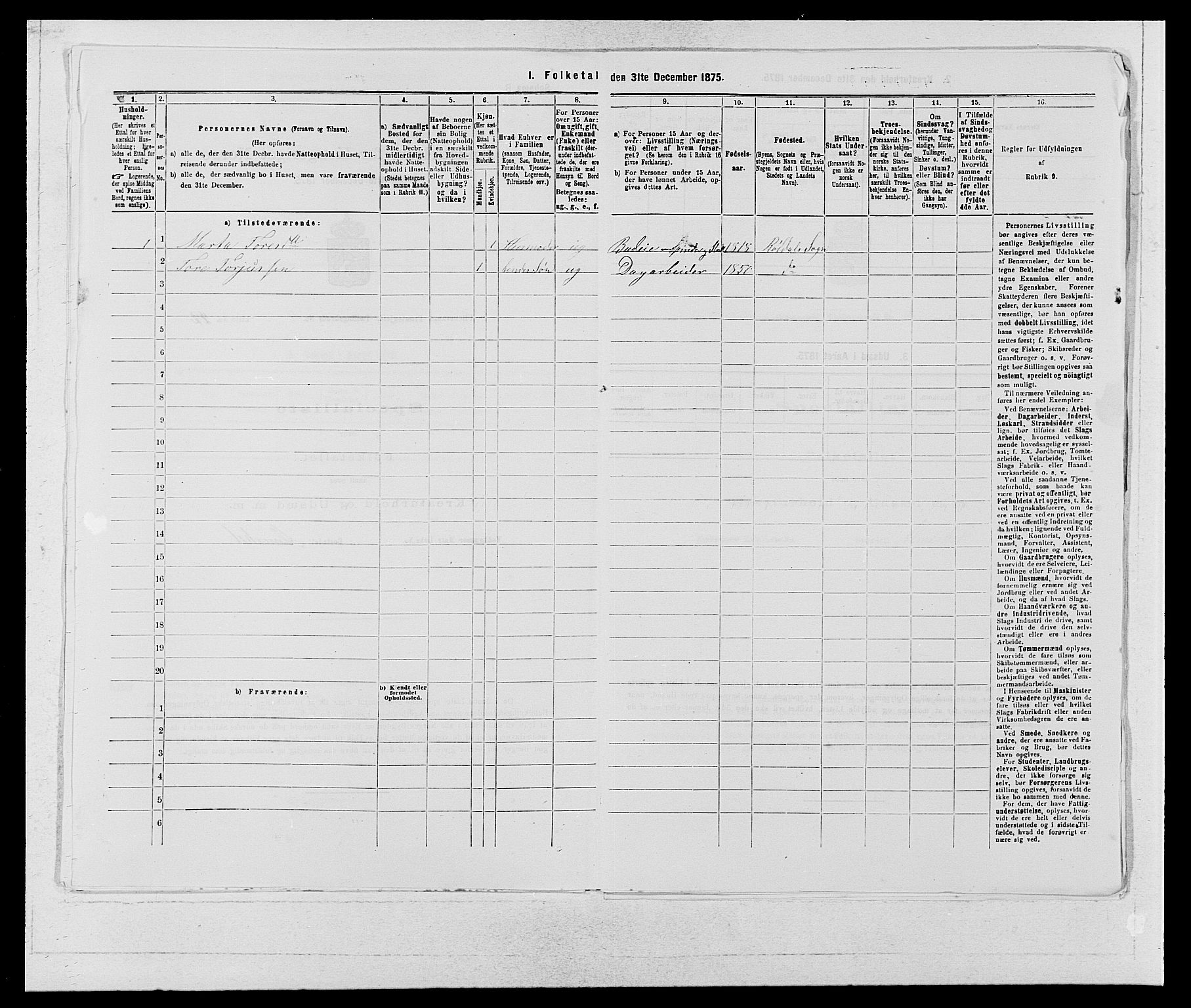 SAB, 1875 census for 1230P Ullensvang, 1875, p. 376