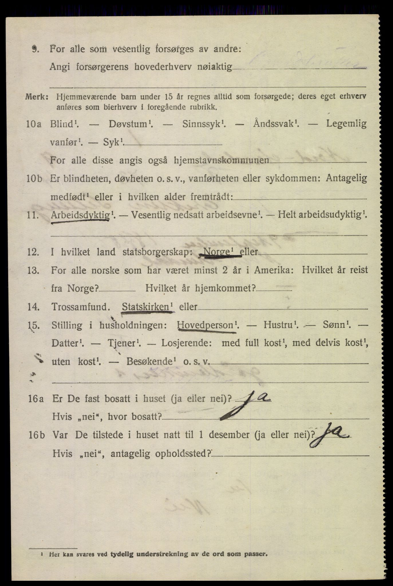 SAH, 1920 census for Nord-Aurdal, 1920, p. 7607