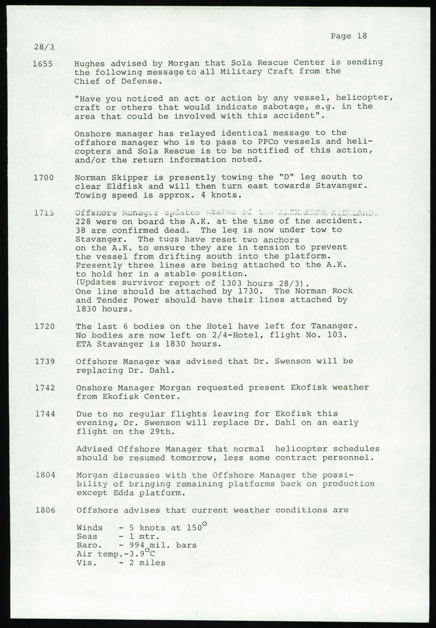 Justisdepartementet, Granskningskommisjonen ved Alexander Kielland-ulykken 27.3.1980, AV/RA-S-1165/D/L0017: P Hjelpefartøy (Doku.liste + P1-P6 av 6)/Q Hovedredningssentralen (Q0-Q27 av 27), 1980-1981, p. 82
