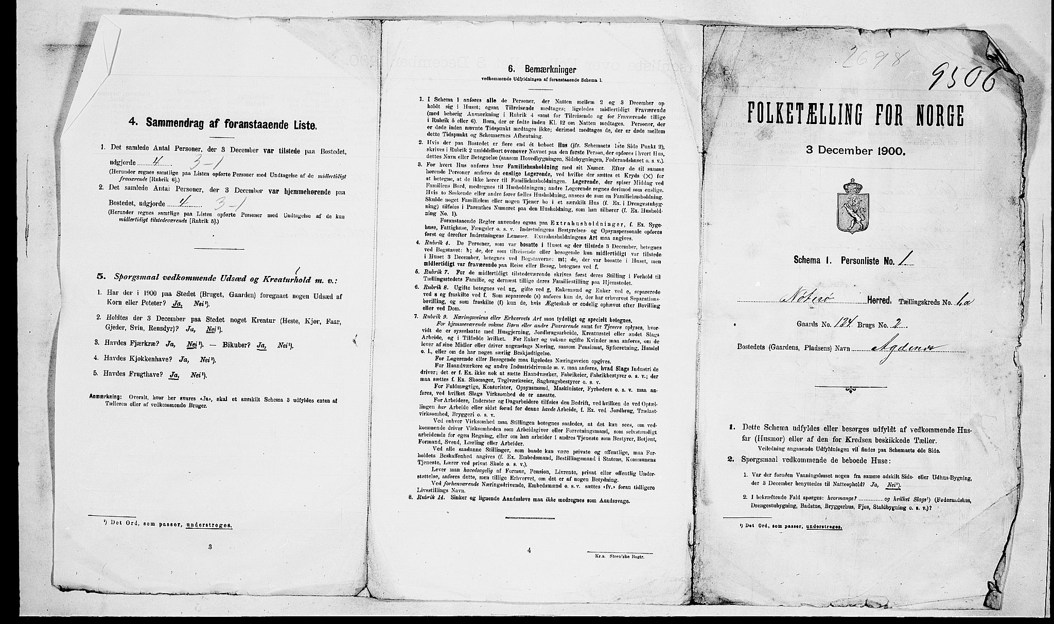 RA, 1900 census for Nøtterøy, 1900, p. 40