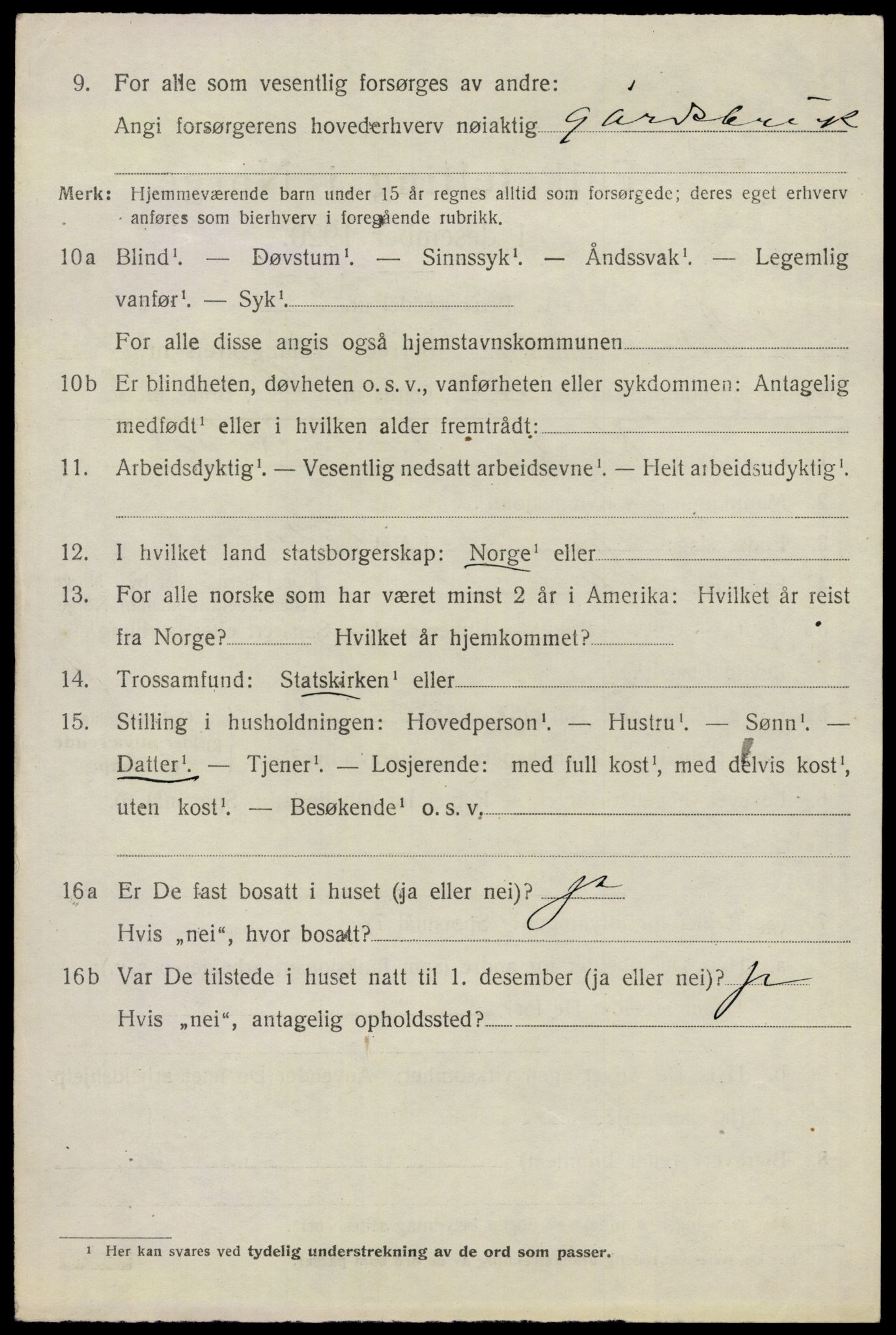 SAO, 1920 census for Nannestad, 1920, p. 6666