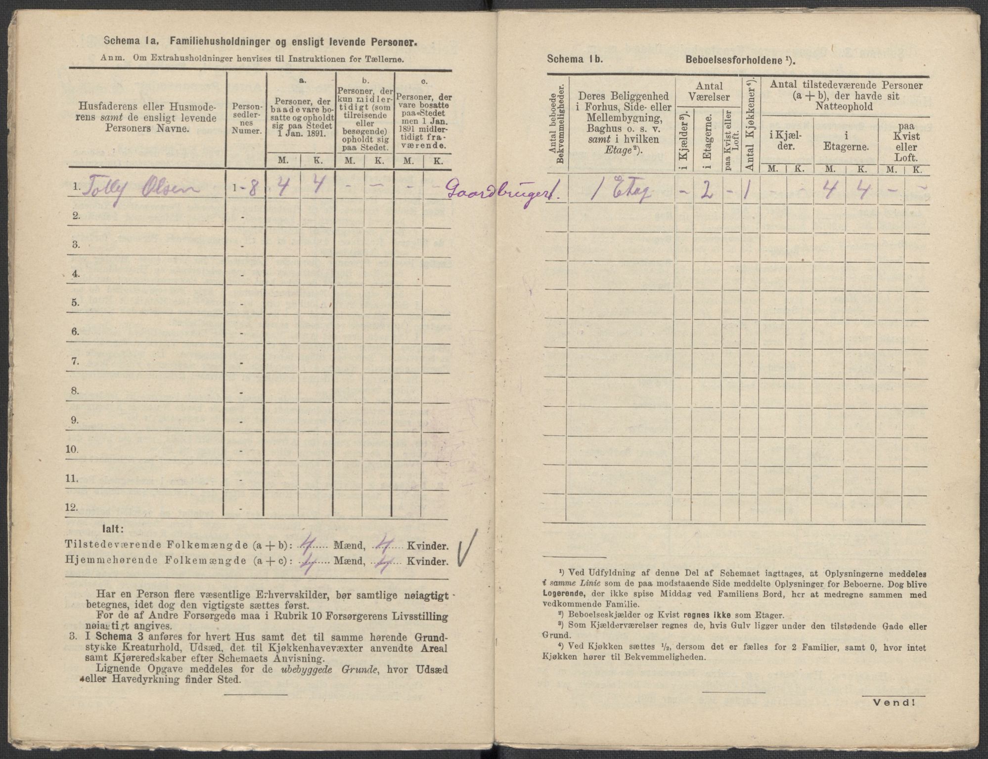 RA, 1891 Census for 1301 Bergen, 1891, p. 2471