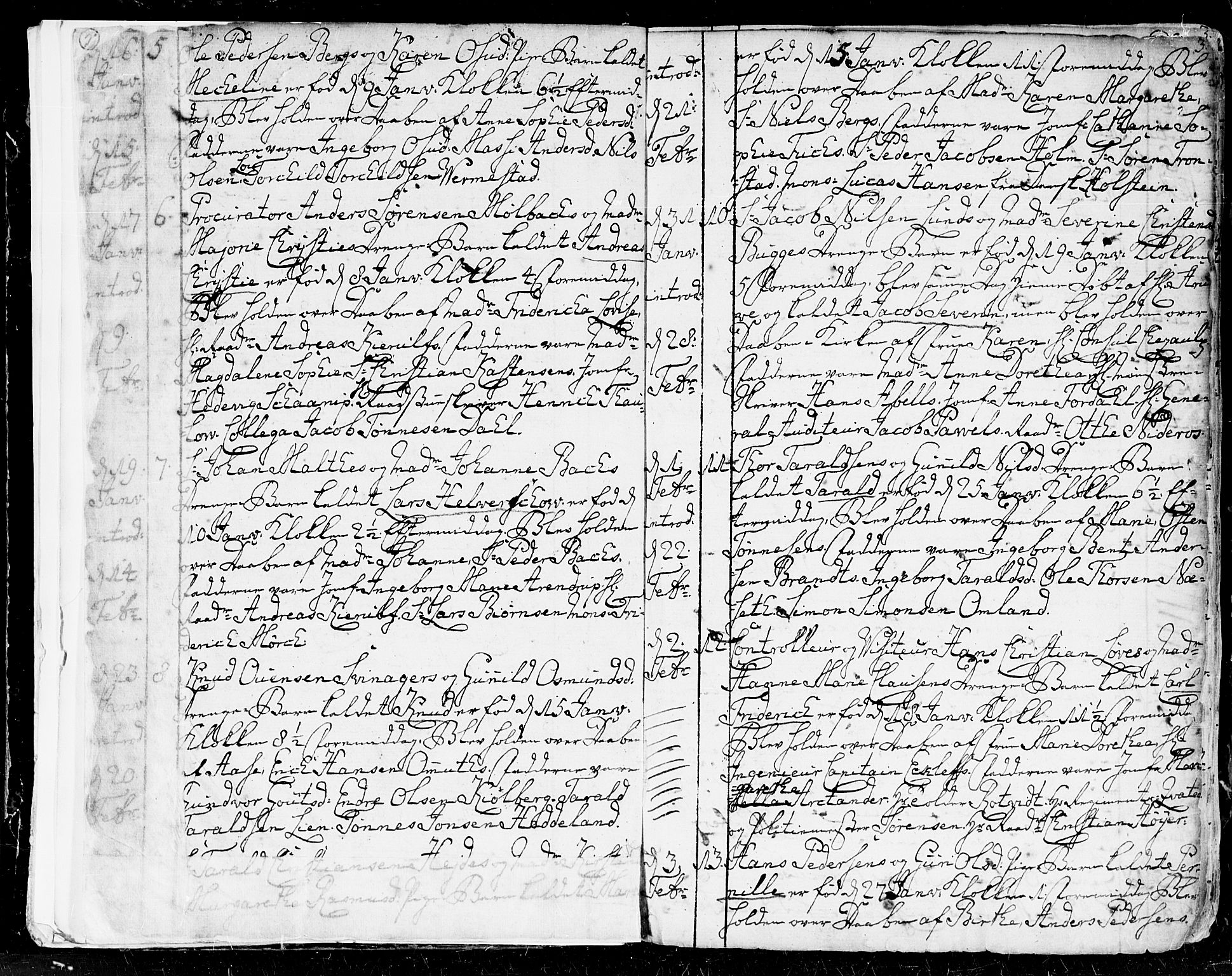 Kristiansand domprosti, AV/SAK-1112-0006/F/Fa/L0003: Parish register (official) no. A 3, 1778-1818, p. 2-3