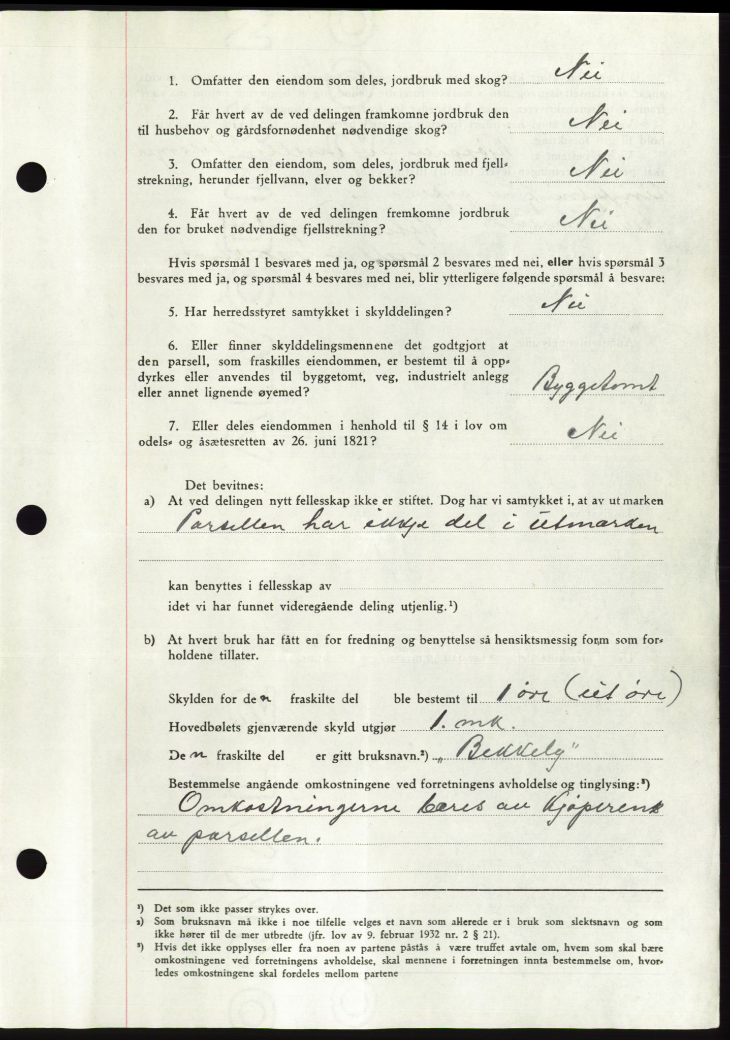 Søre Sunnmøre sorenskriveri, AV/SAT-A-4122/1/2/2C/L0082: Mortgage book no. 8A, 1948-1948, Diary no: : 1227/1948