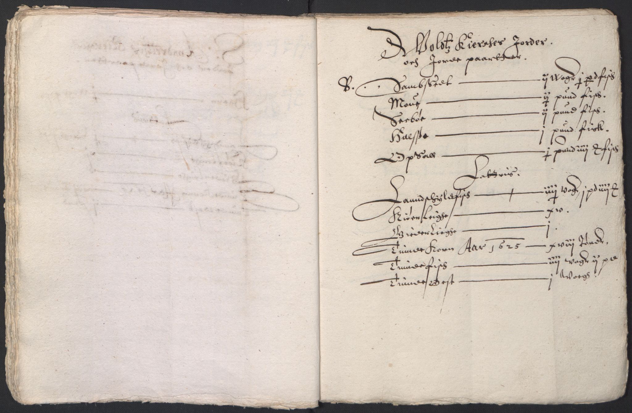 Stattholderembetet 1572-1771, RA/EA-2870/Ek/L0016/0001: Jordebøker til utlikning av rosstjeneste 1624-1626: / Kirke- og prestebolsinntekter i Trondheim bispedømme og Jemtland, 1625-1626, p. 92