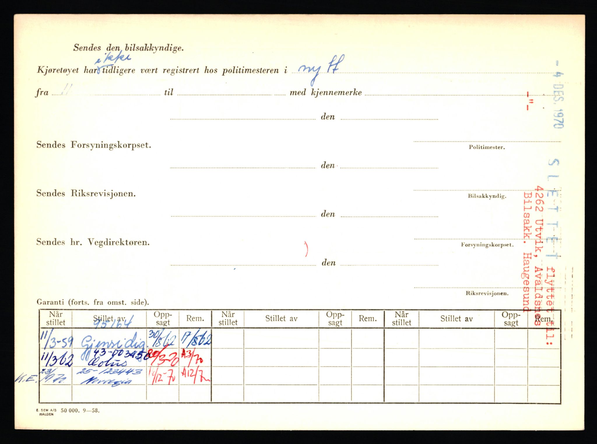 Stavanger trafikkstasjon, AV/SAST-A-101942/0/F/L0056: L-56500 - L-57199, 1930-1971, p. 495